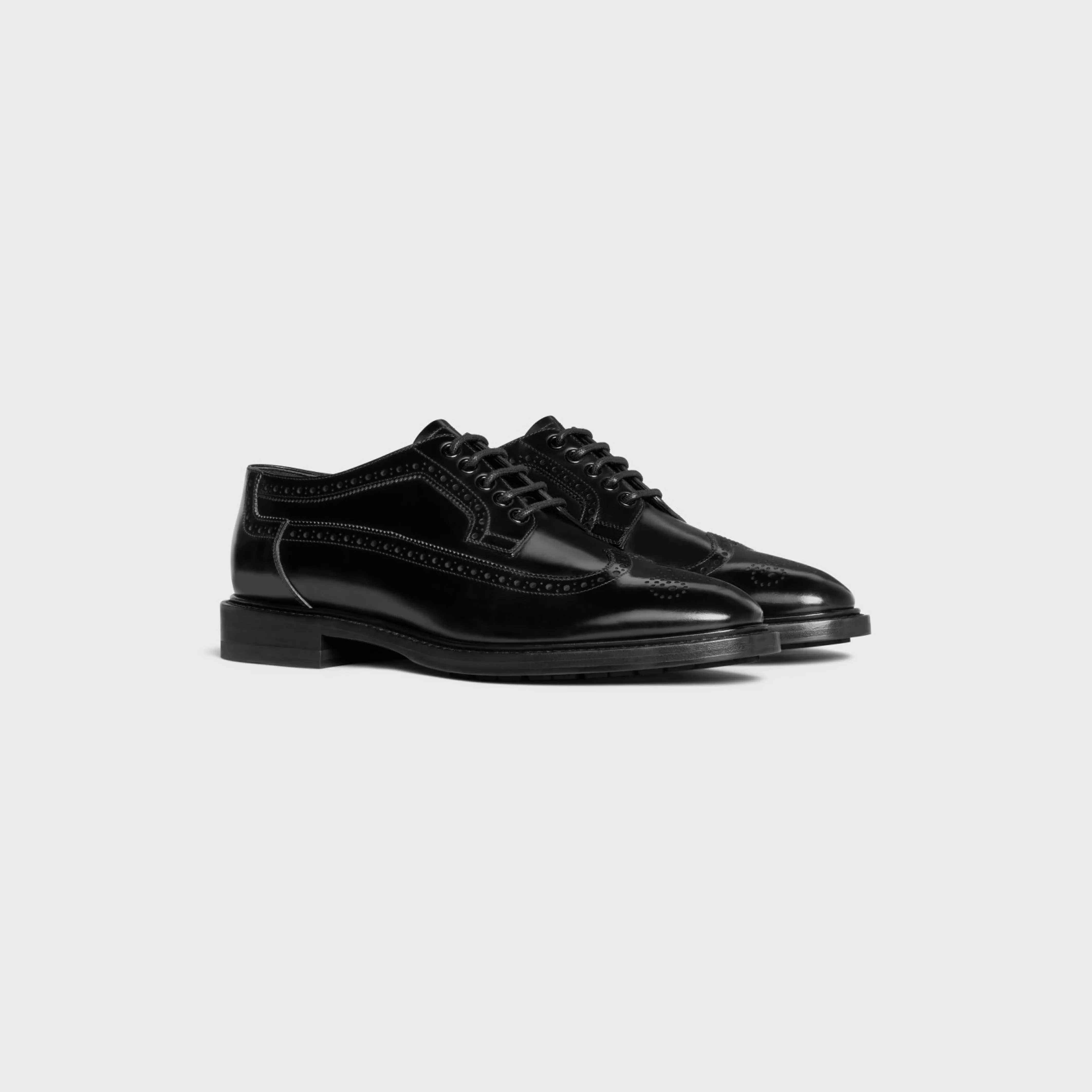 DONAVAN DERBY WITH BROGUES in POLISHED BULL^CELINE Fashion