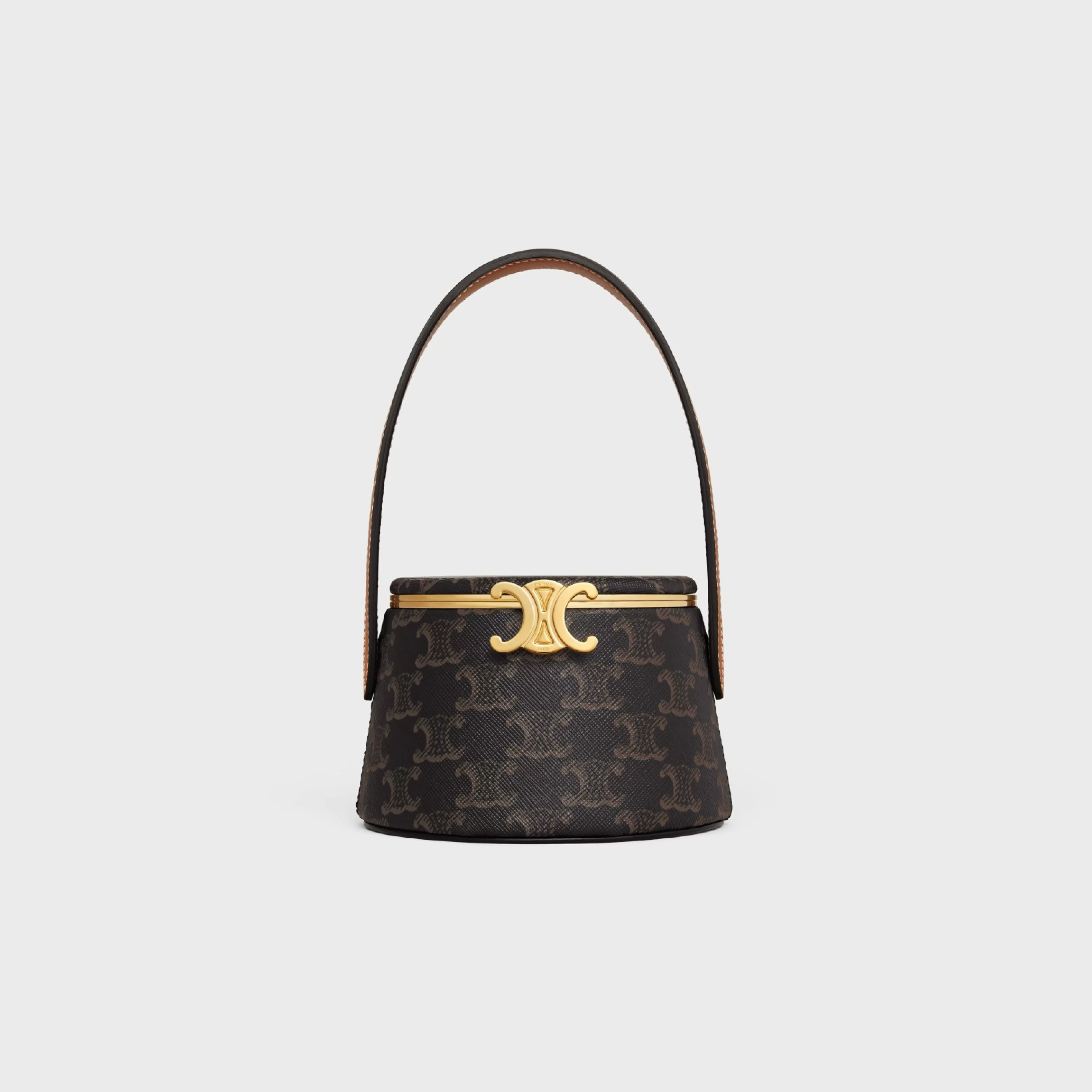 NINA MINAUDIERE in LAMBSKIN WITH TRIOMPHE CANVAS PRINT AND CALFSKIN^CELINE Best Sale