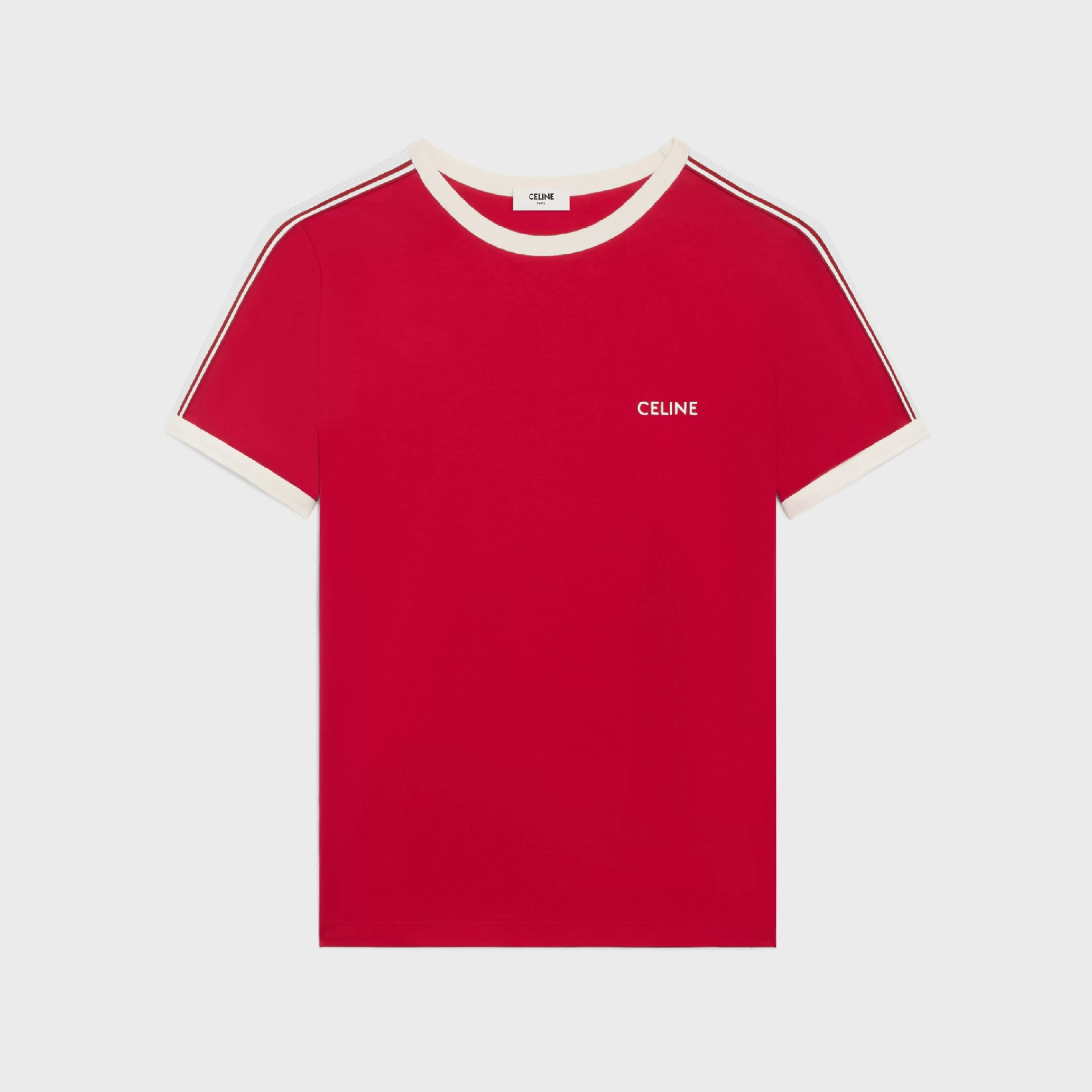 regular t-shirt in cotton jersey^CELINE Best