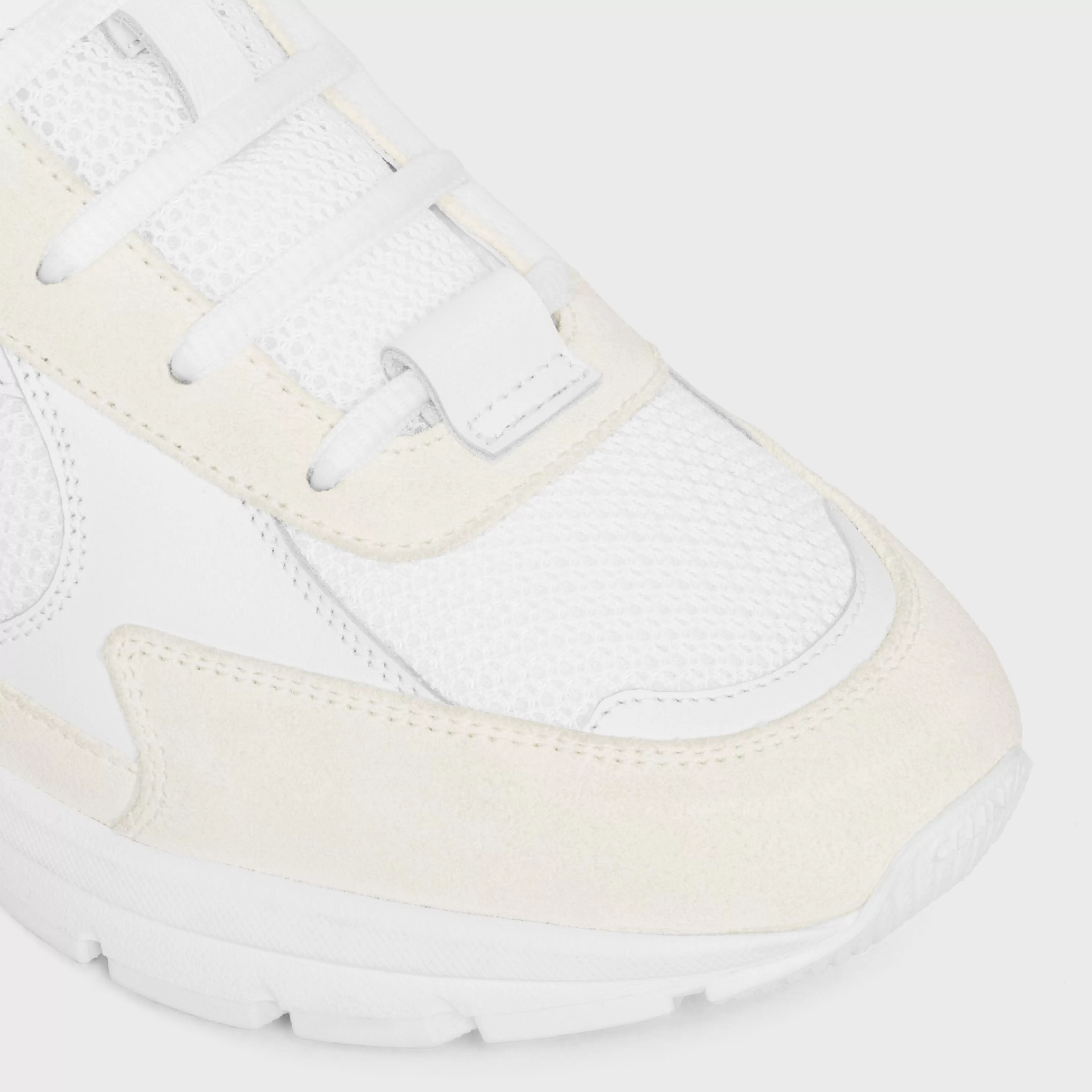 RUNNER CR-03 LOW LACE-UP SNEAKER in MESH, SUEDE CALFSKIN AND CALFSKIN^CELINE Cheap