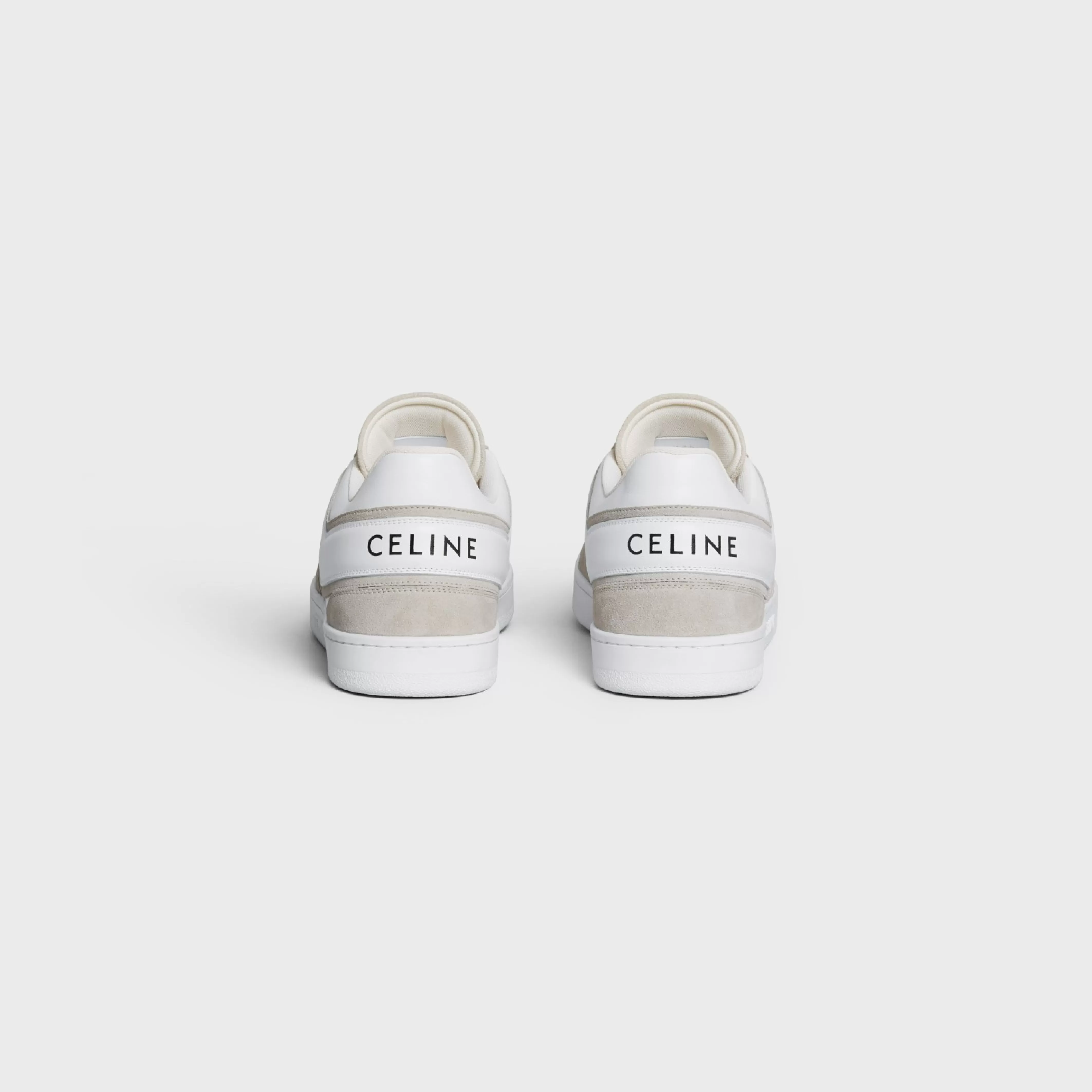TRAINER LOW LACE-UP SNEAKER in SUEDE CALFSKIN AND CALFSKIN^CELINE New
