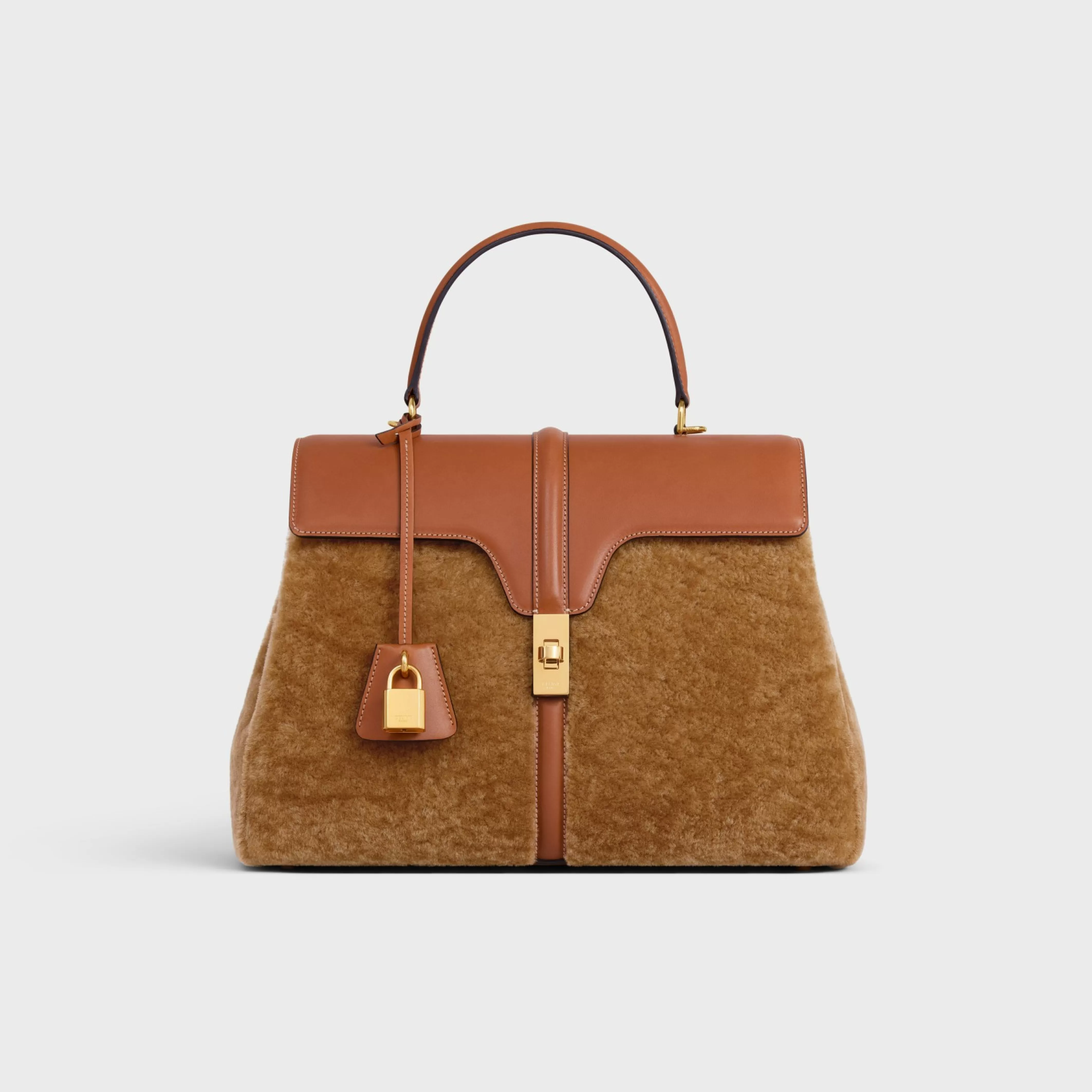 Classique 16 Bag in SHEARLING AND CALFSKIN^CELINE Best Sale