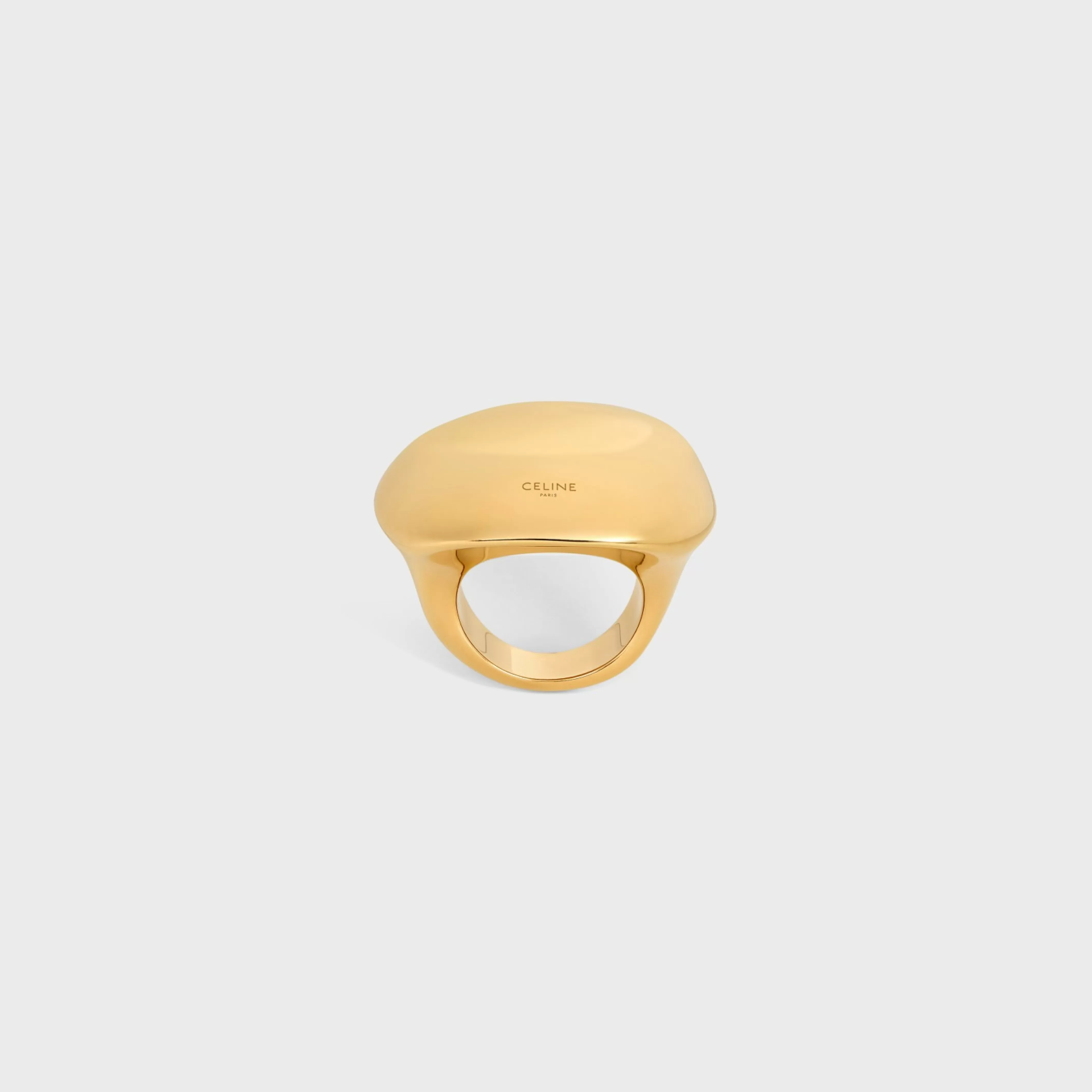 Fmes Abstraites Sphere Ring in Brass with Gold Finish^CELINE Discount