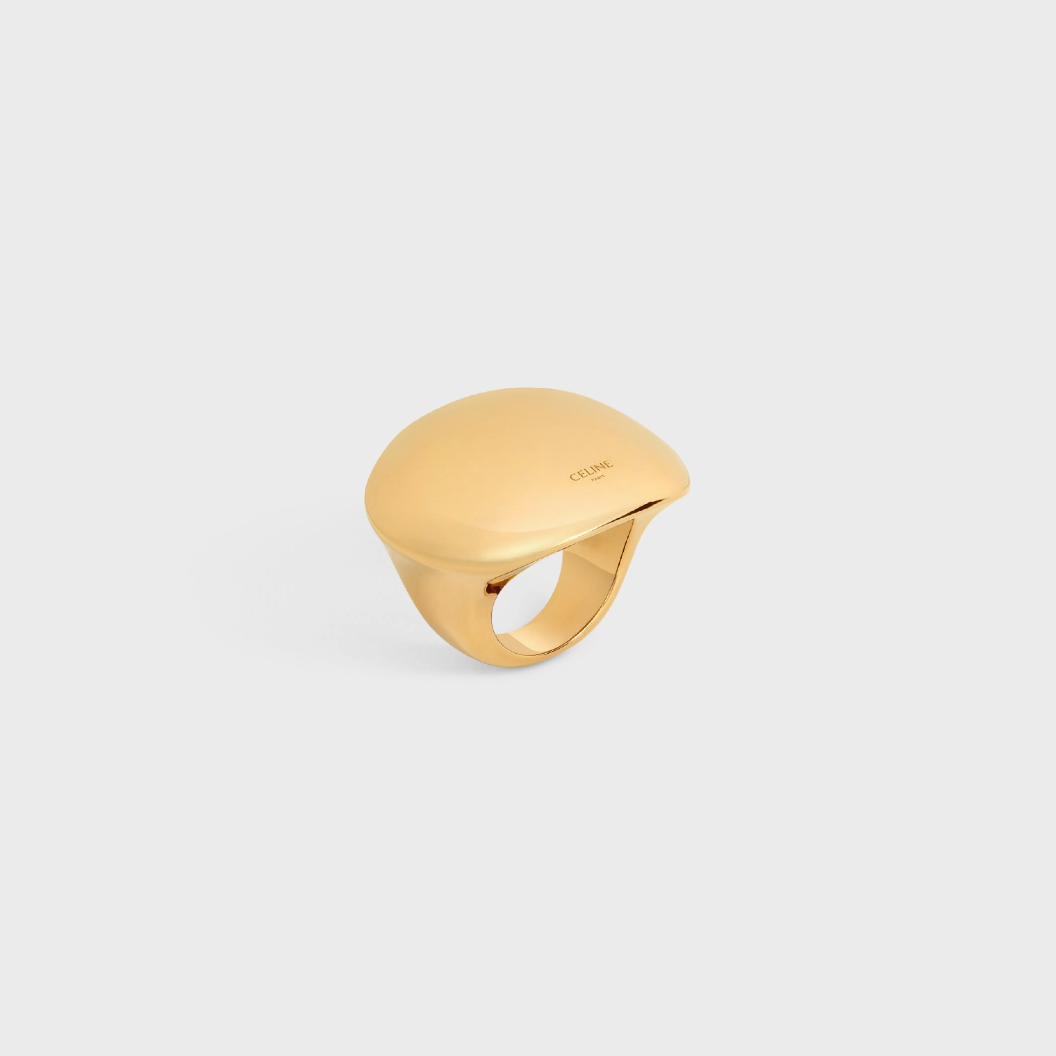 Fmes Abstraites Sphere Ring in Brass with Gold Finish^CELINE Discount