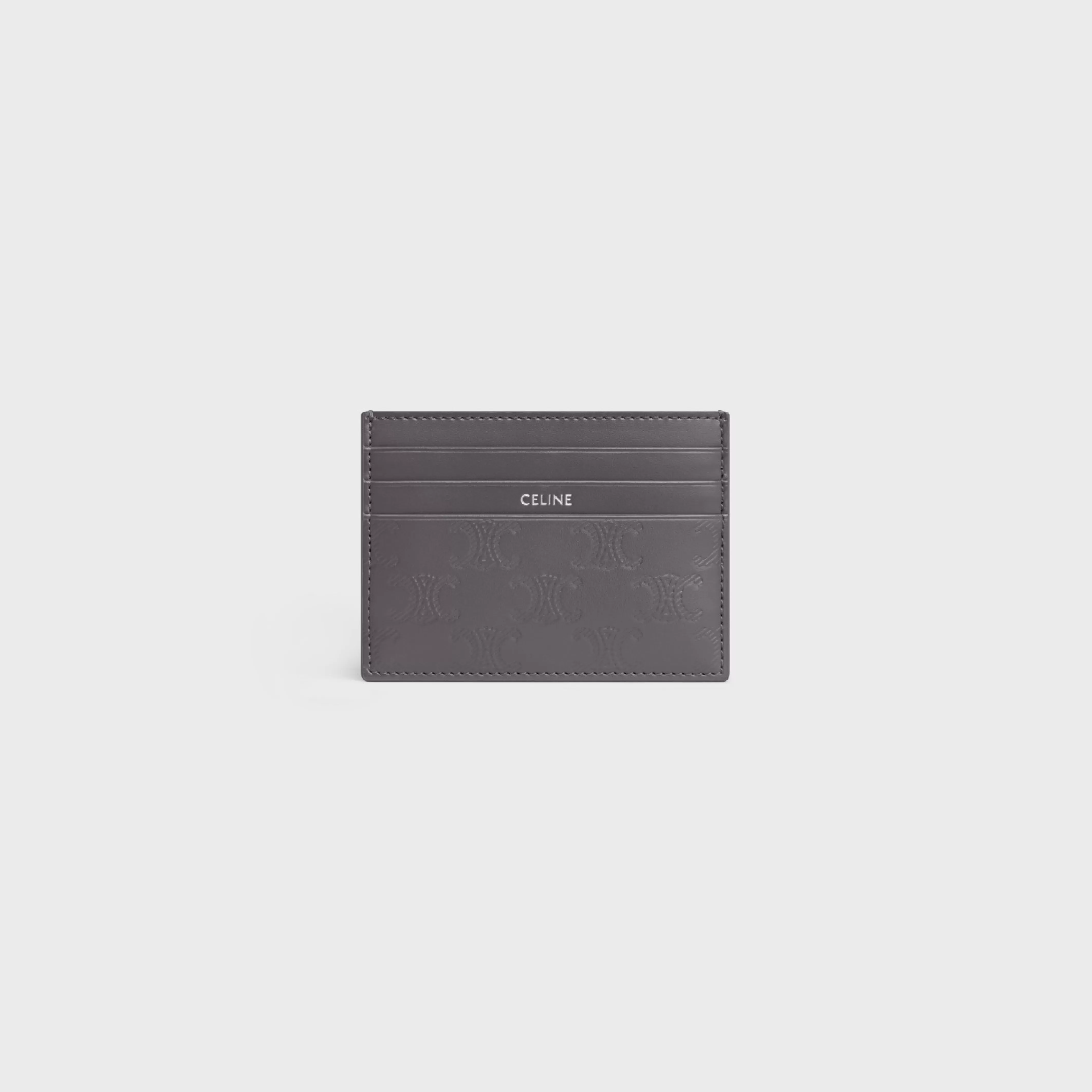 LARGE CARD HOLDER in Calfskin with triomphe embossed^CELINE Store
