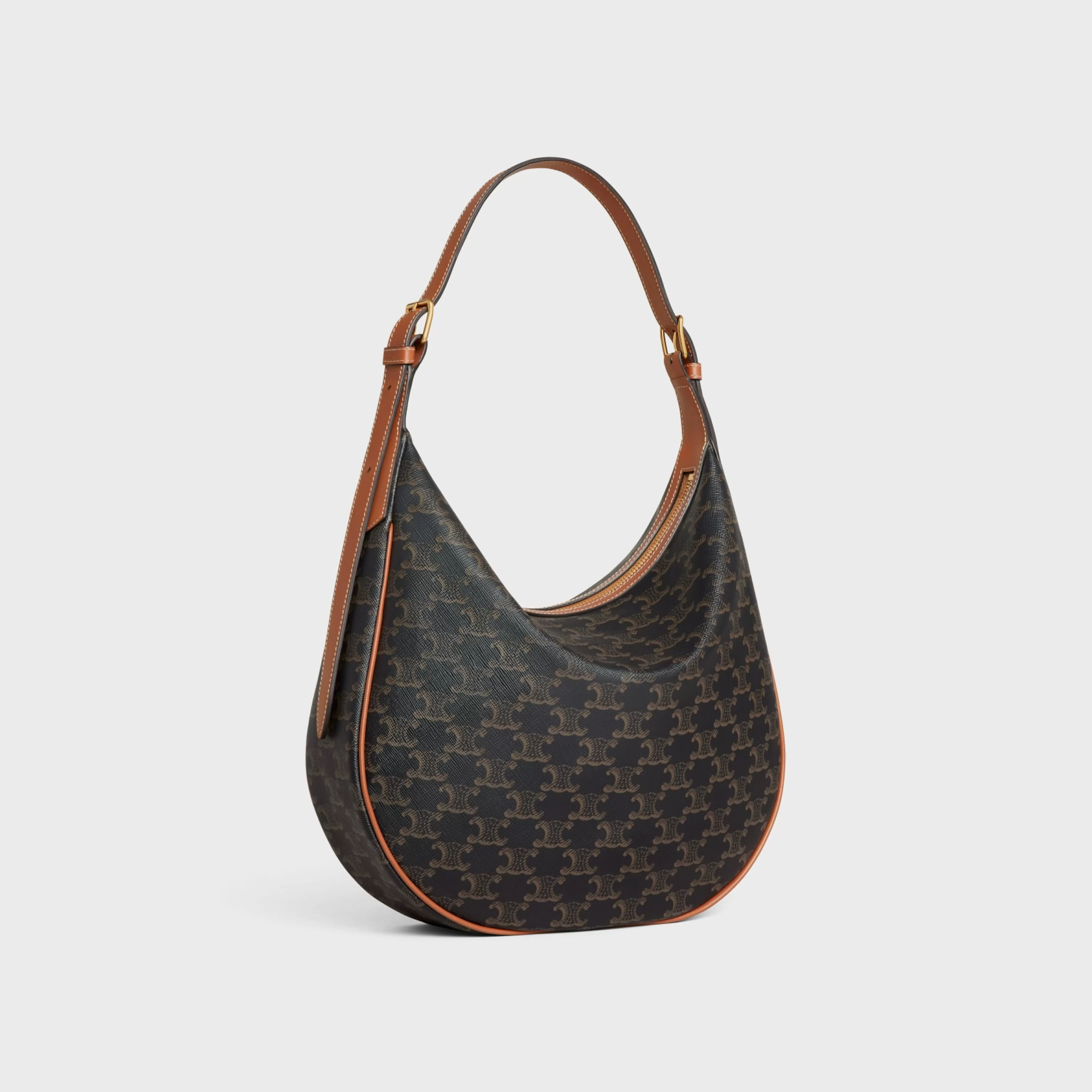 MEDIUM HELOÏSE BAG CUIR TRIOMPHE in TRIOMPHE CANVAS & CALFSKIN^CELINE Store