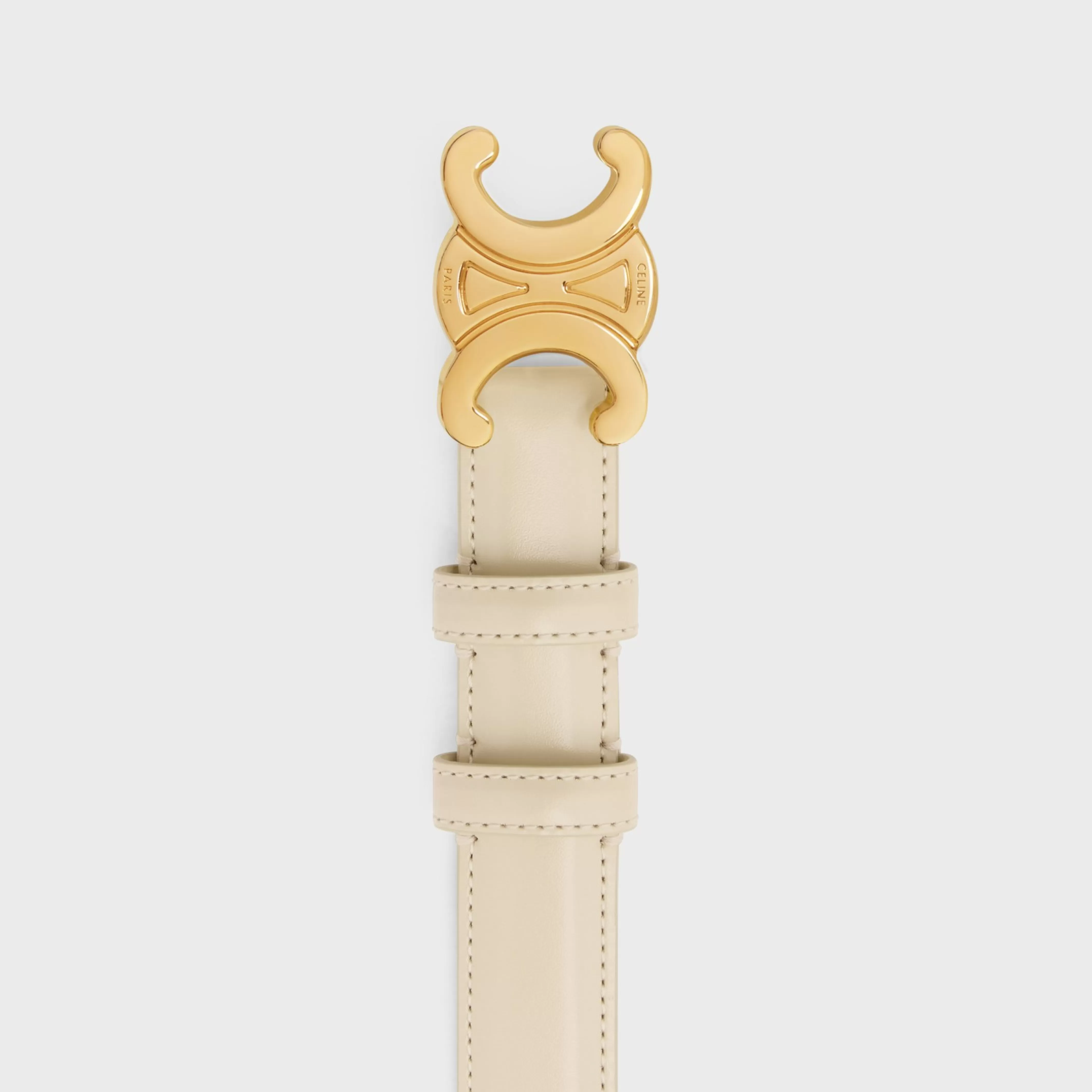 Medium Triomphe Belt in Taurillon Leather^CELINE Clearance