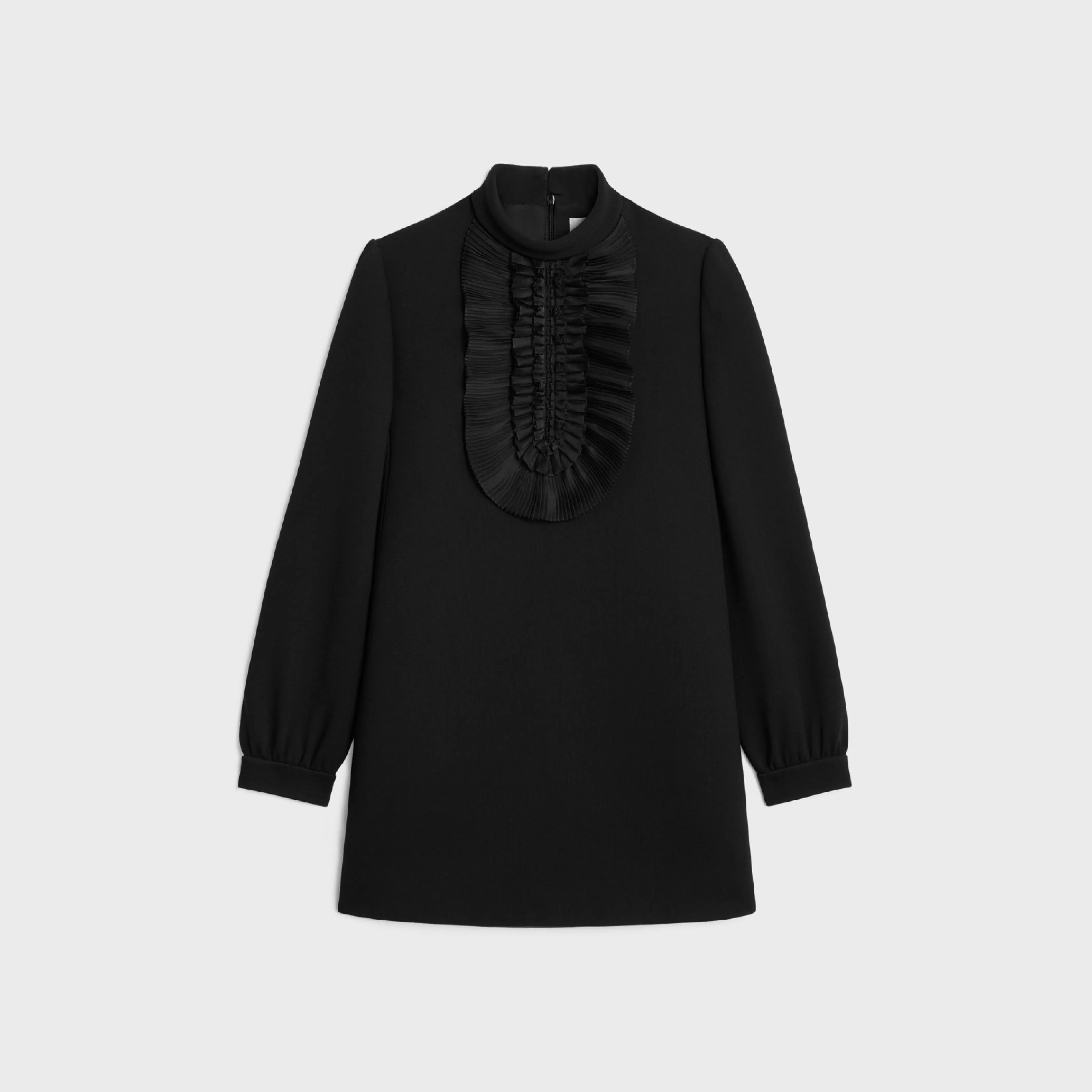 mini workwear dress in double face silk and wool^CELINE Discount