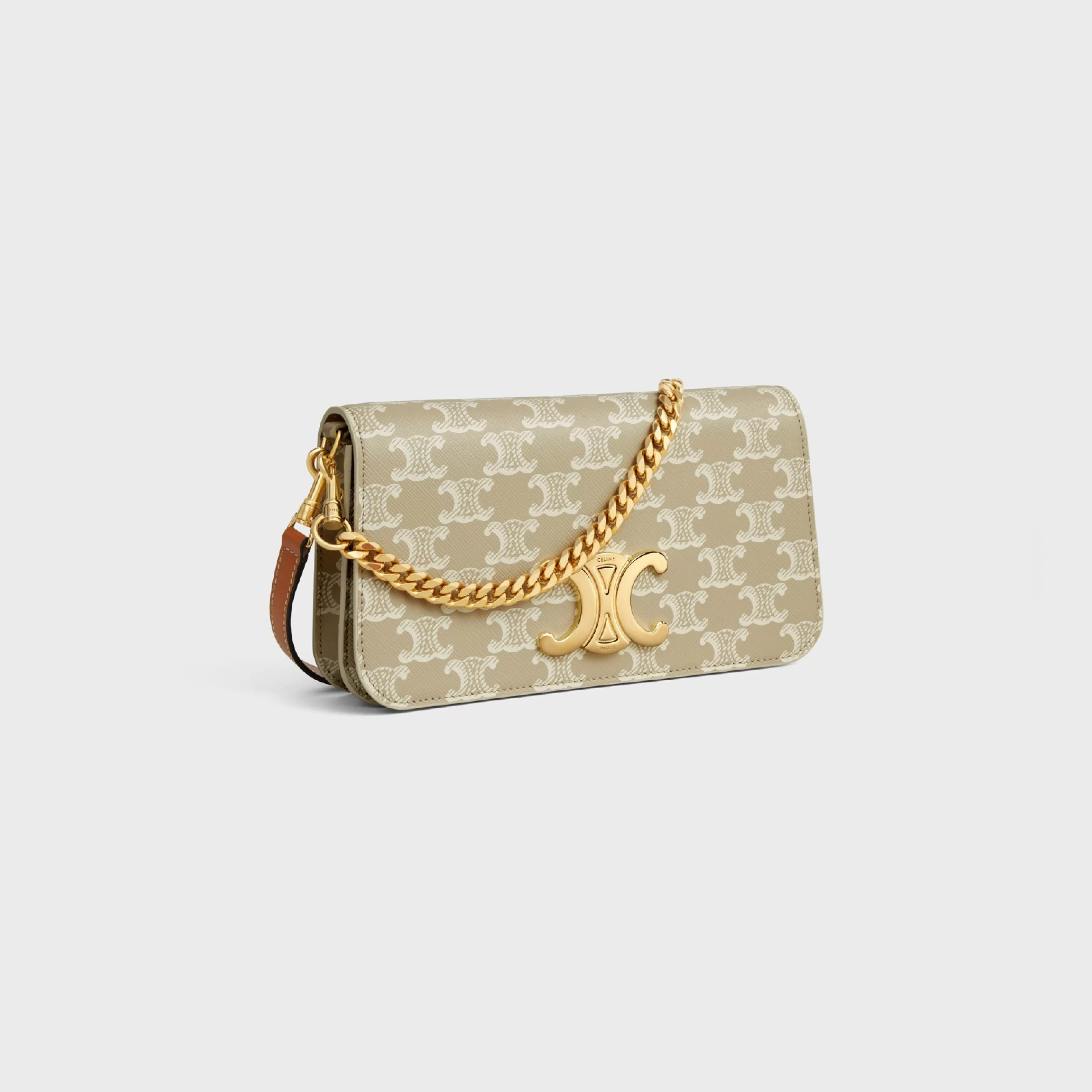 MULTIPOCHETTE in TRIOMPHE CANVAS AND CALFSKIN^CELINE Best