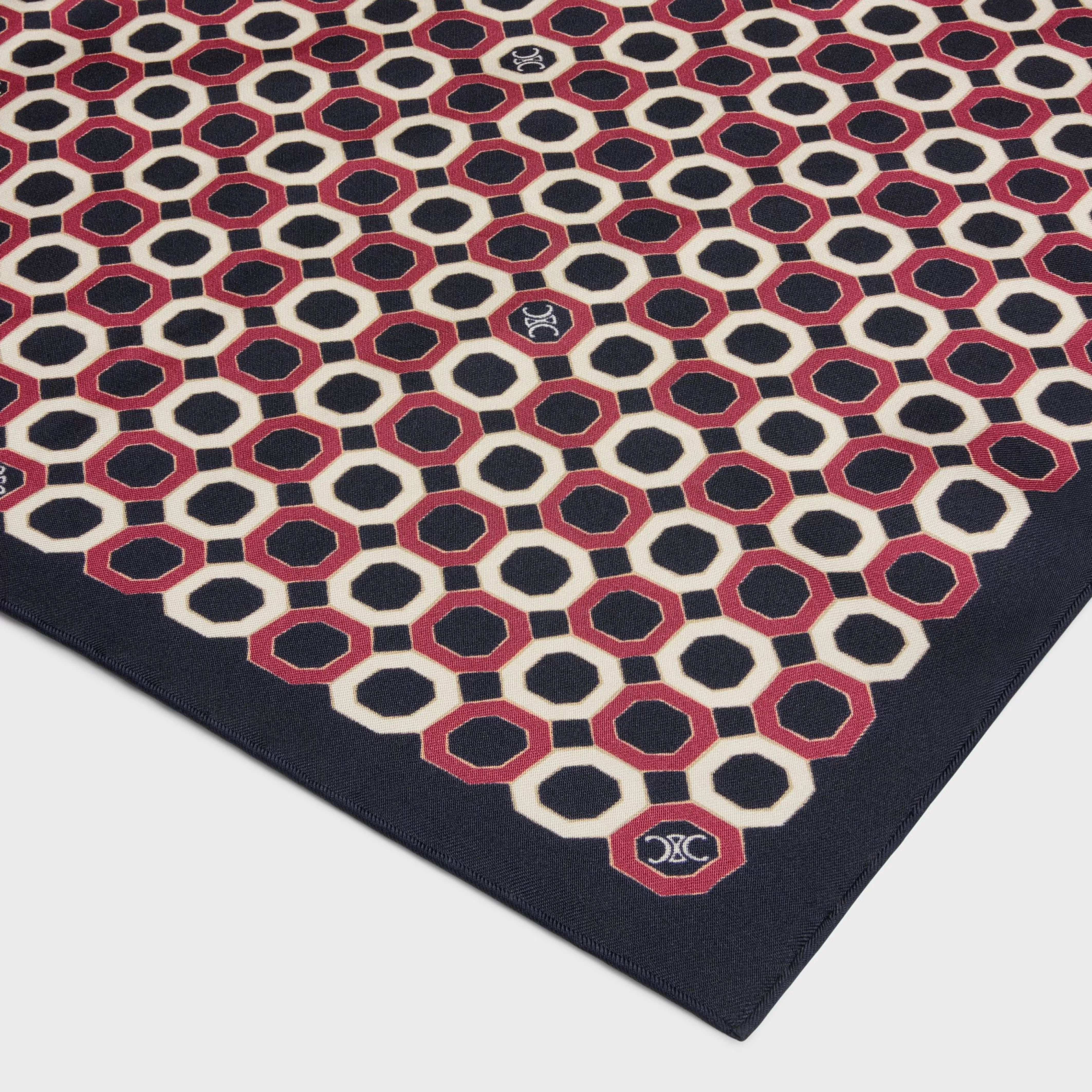 octagon bandana in silk twill^CELINE New