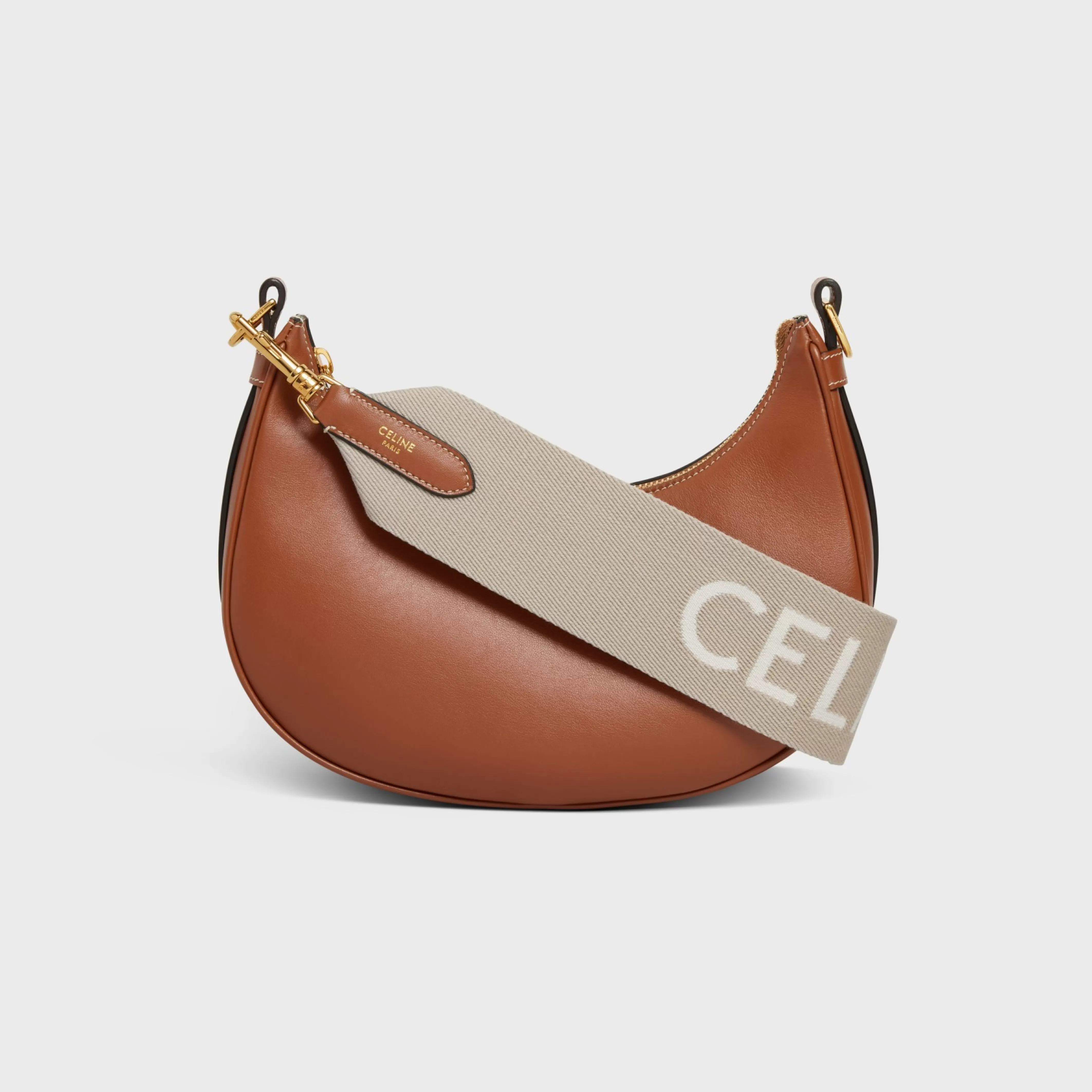 Short Strap in Wool with jacquard with GOLD FINISHING^CELINE Clearance