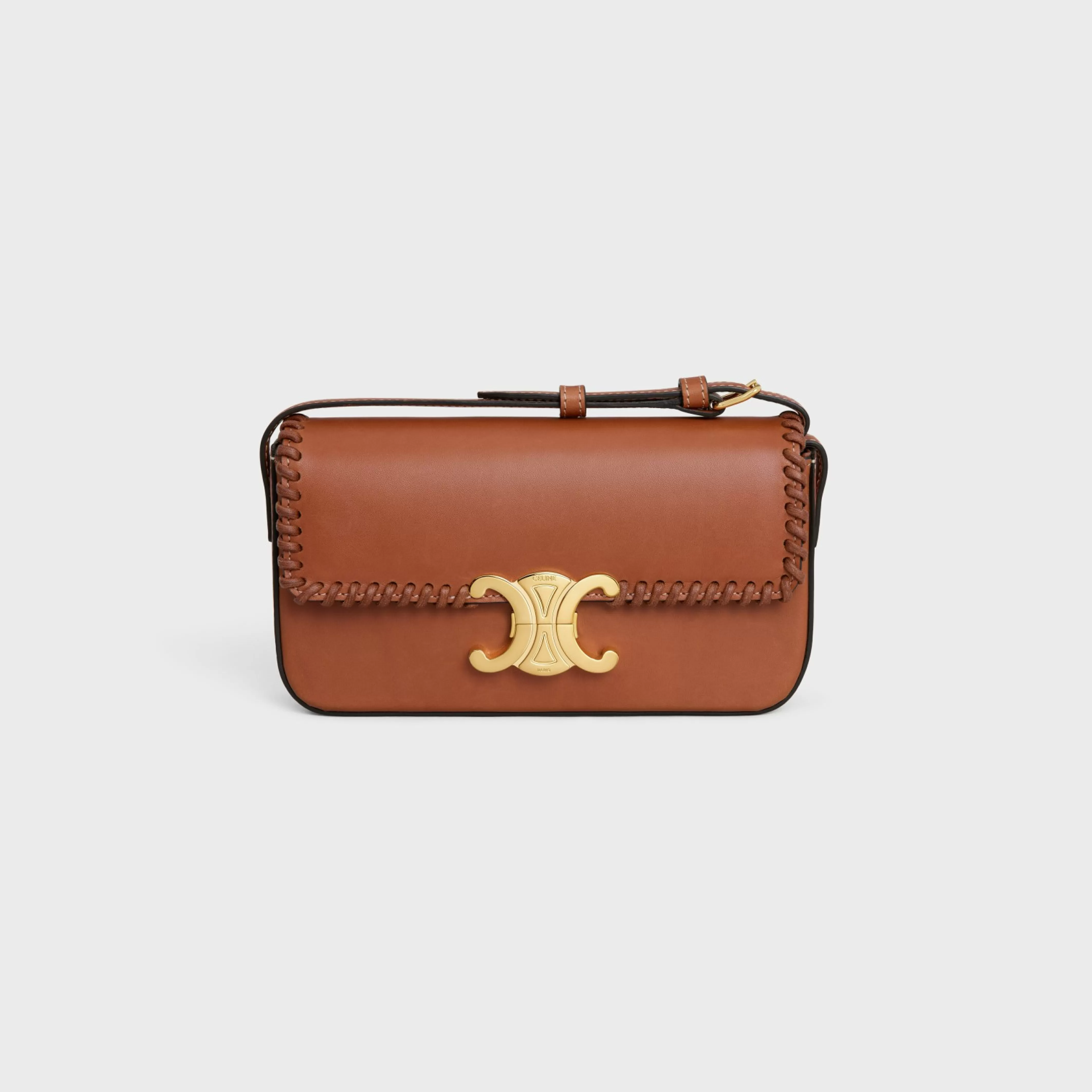 SHOULDER BAG CLAUDE in BRAIDED NATURAL CALFSKIN^CELINE Store