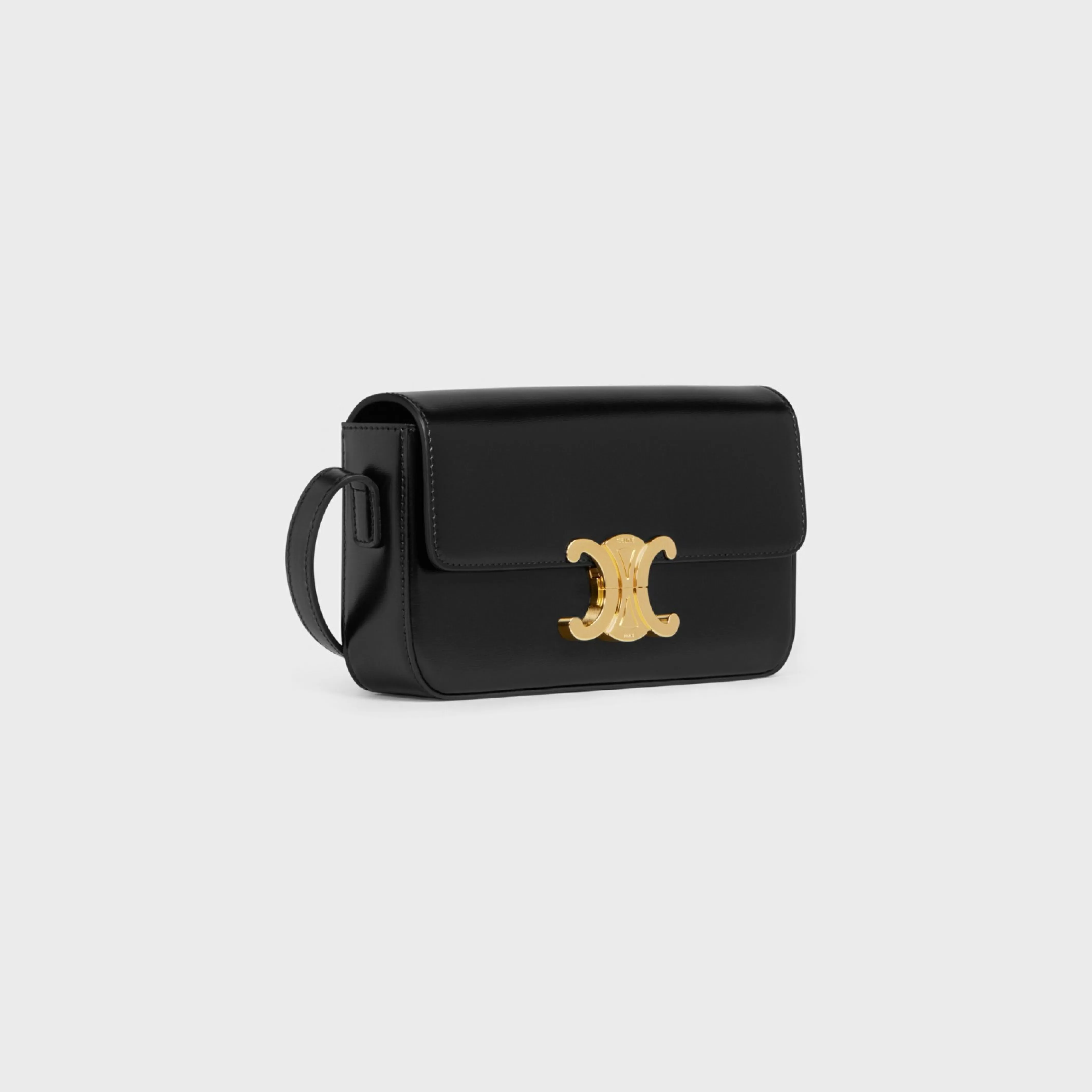 SHOULDER BAG CLAUDE in shiny calfskin^CELINE Best Sale