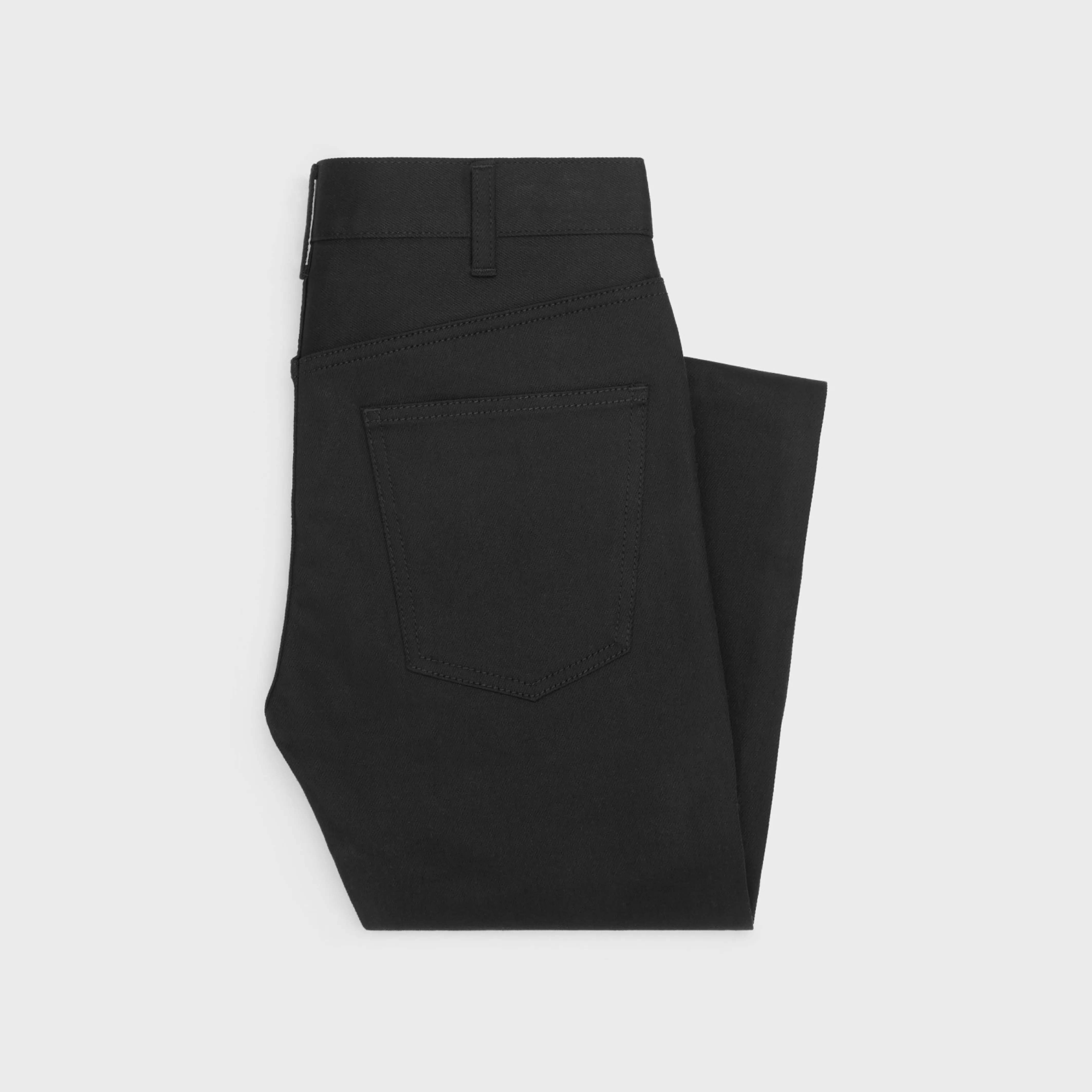 skinny jeans in vintage pure black denim^CELINE Sale