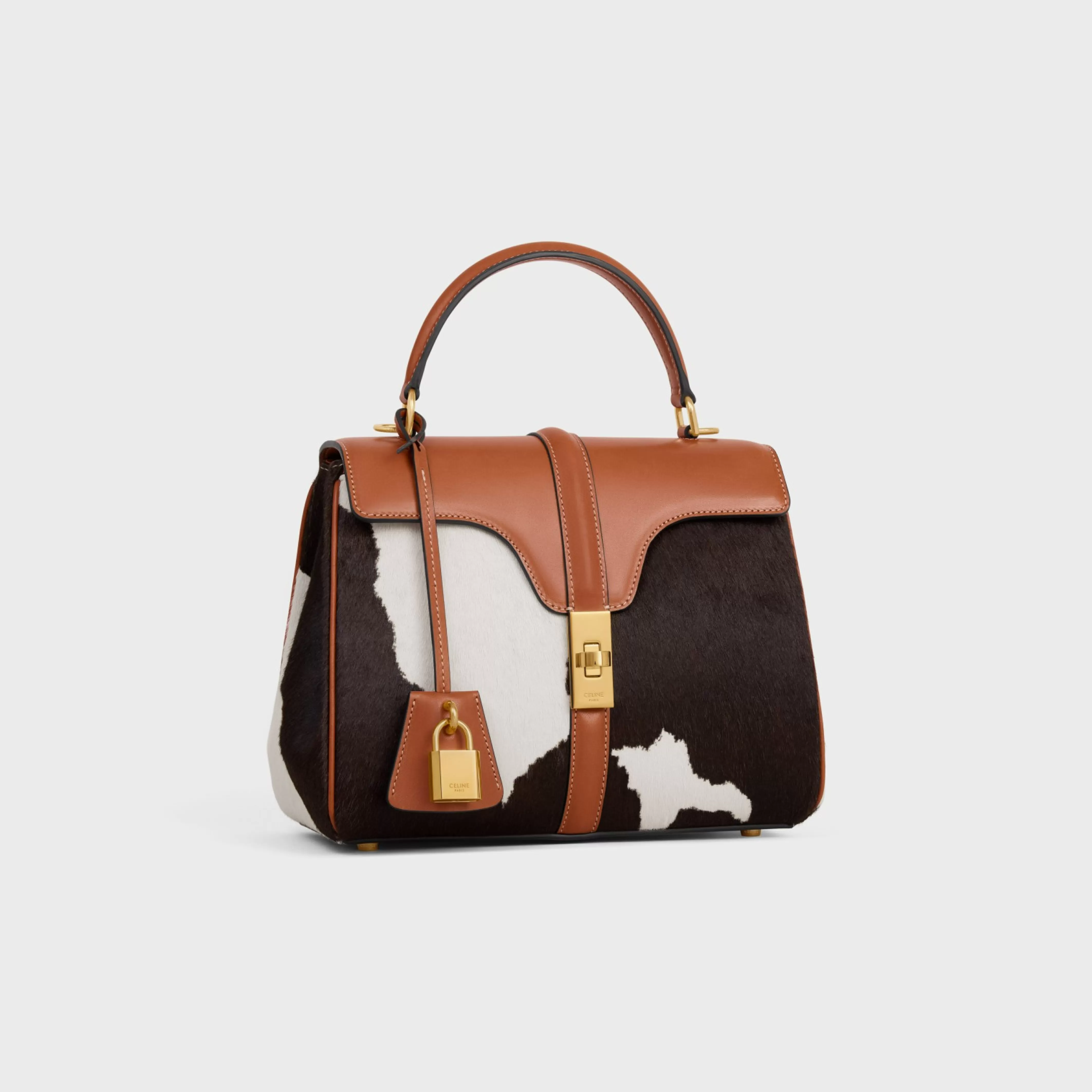 Small 16 Bag in PONY CALFSKIN WITH COW PRINT^CELINE Best