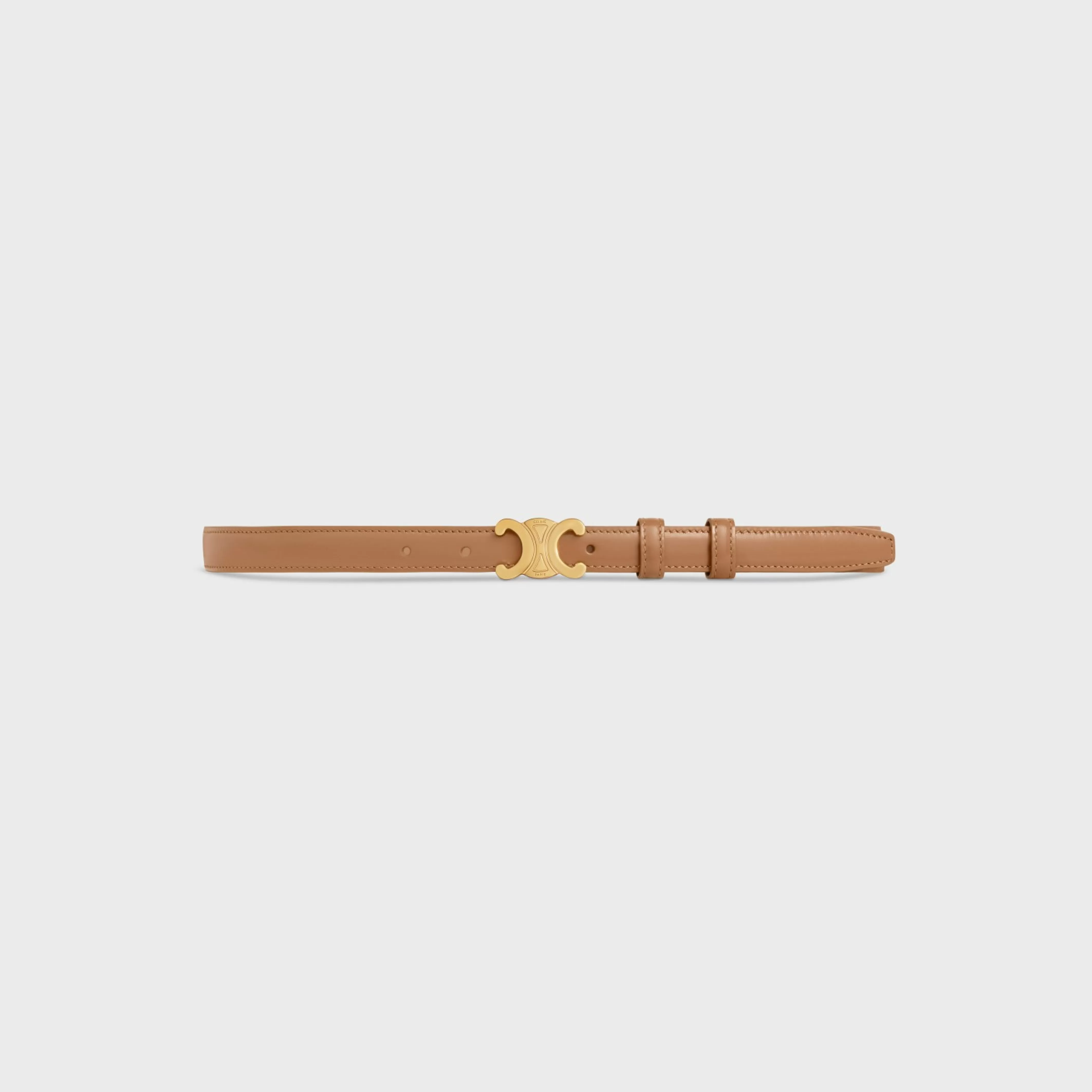 Small Triomphe Belt in Taurillon Leather^CELINE Cheap