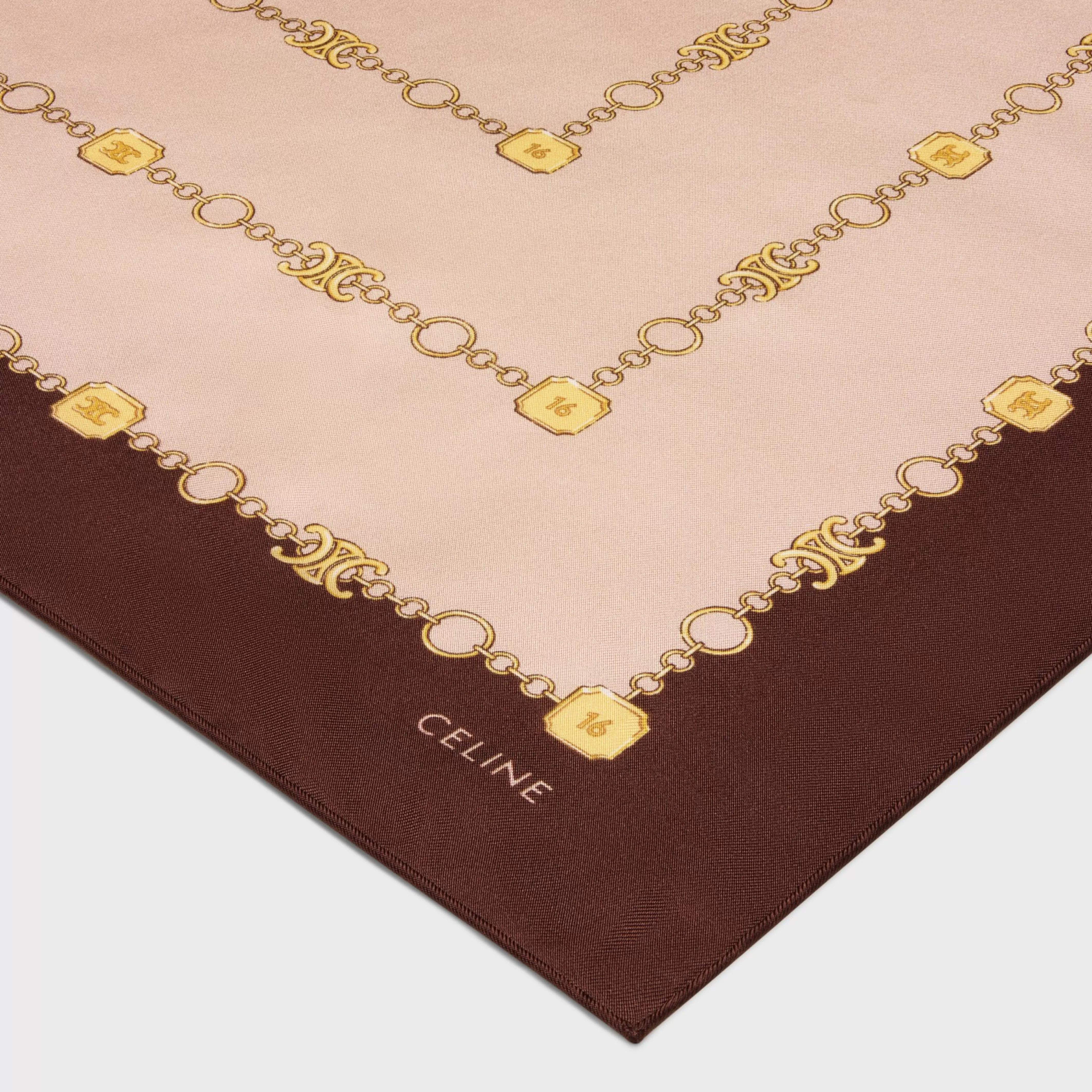square in arc de triomphe silk twill^CELINE New
