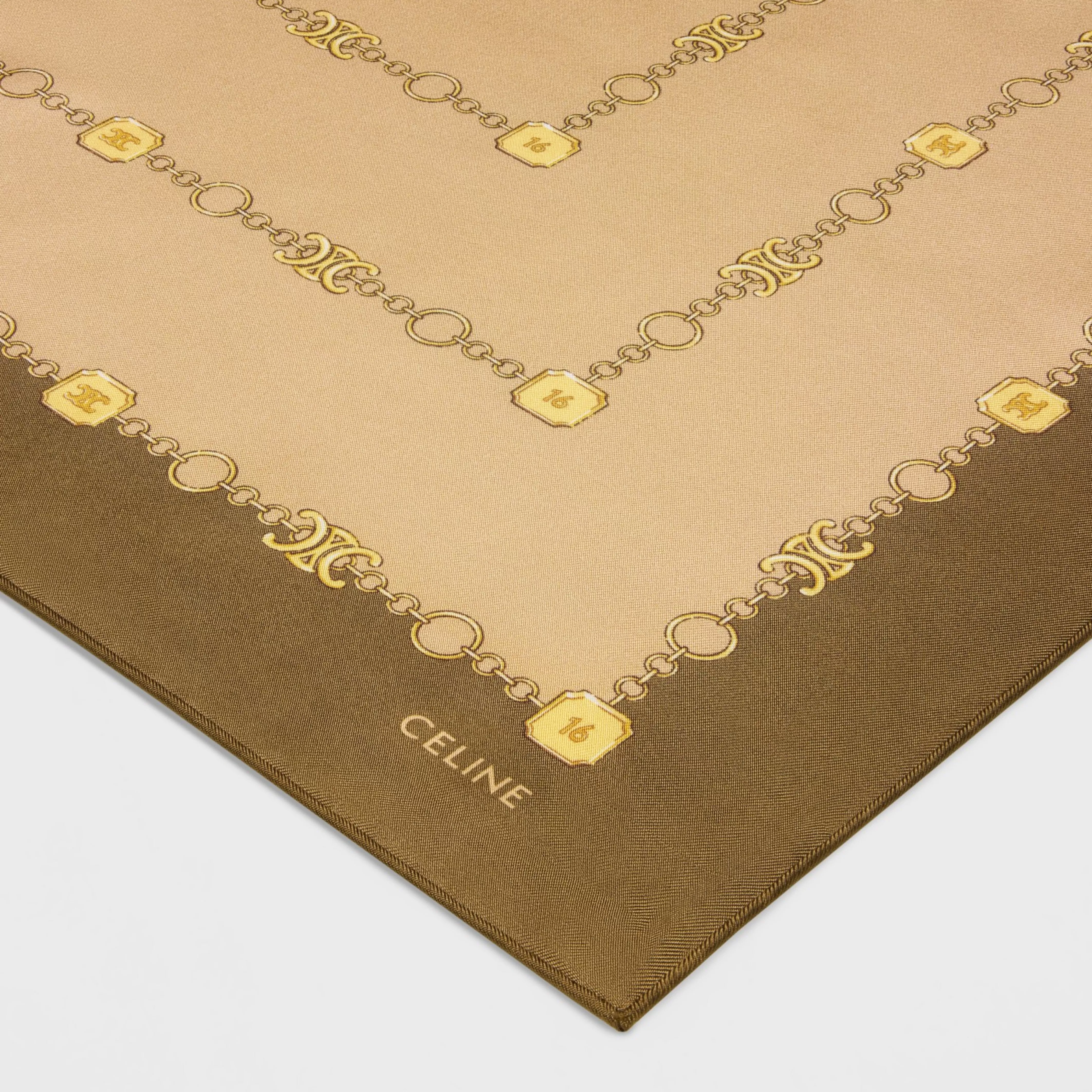 square in arc de triomphe silk twill^CELINE Cheap
