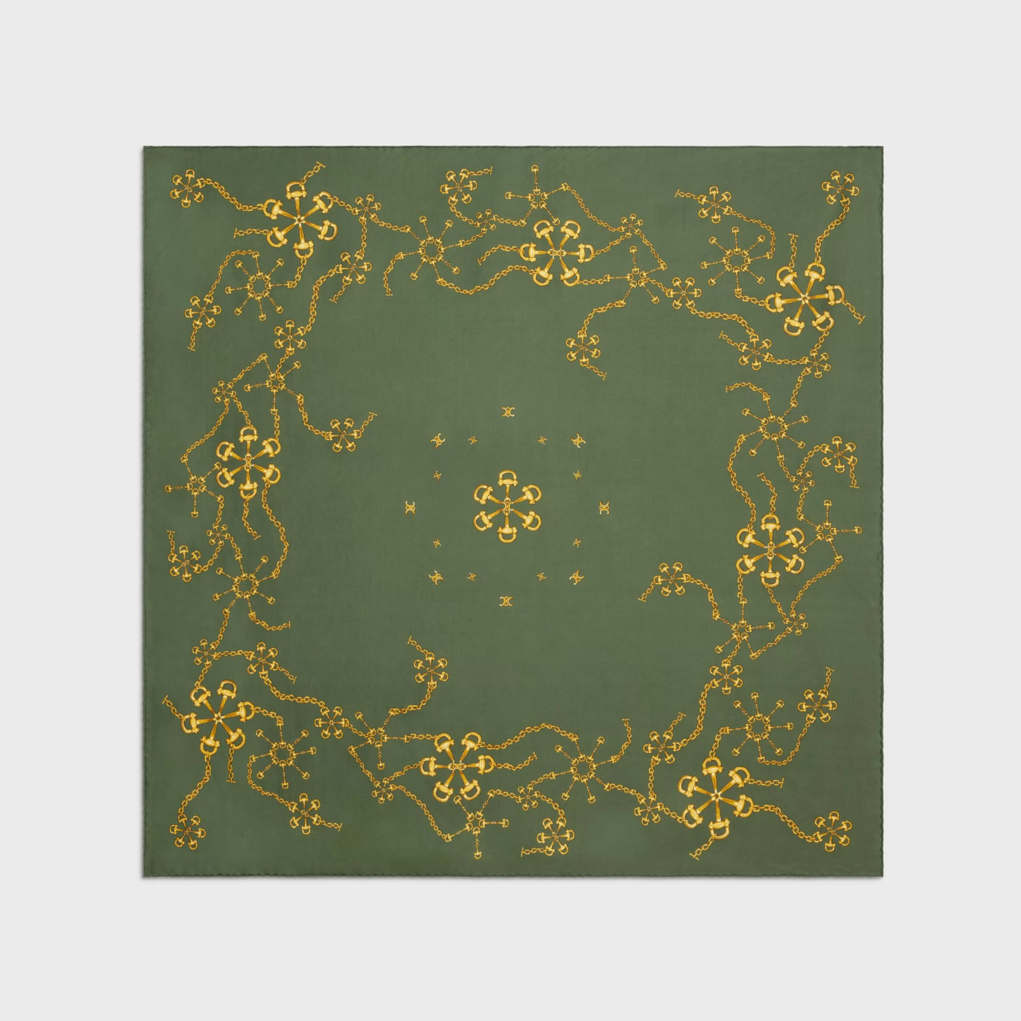 square in triomphe silk twill^CELINE Shop