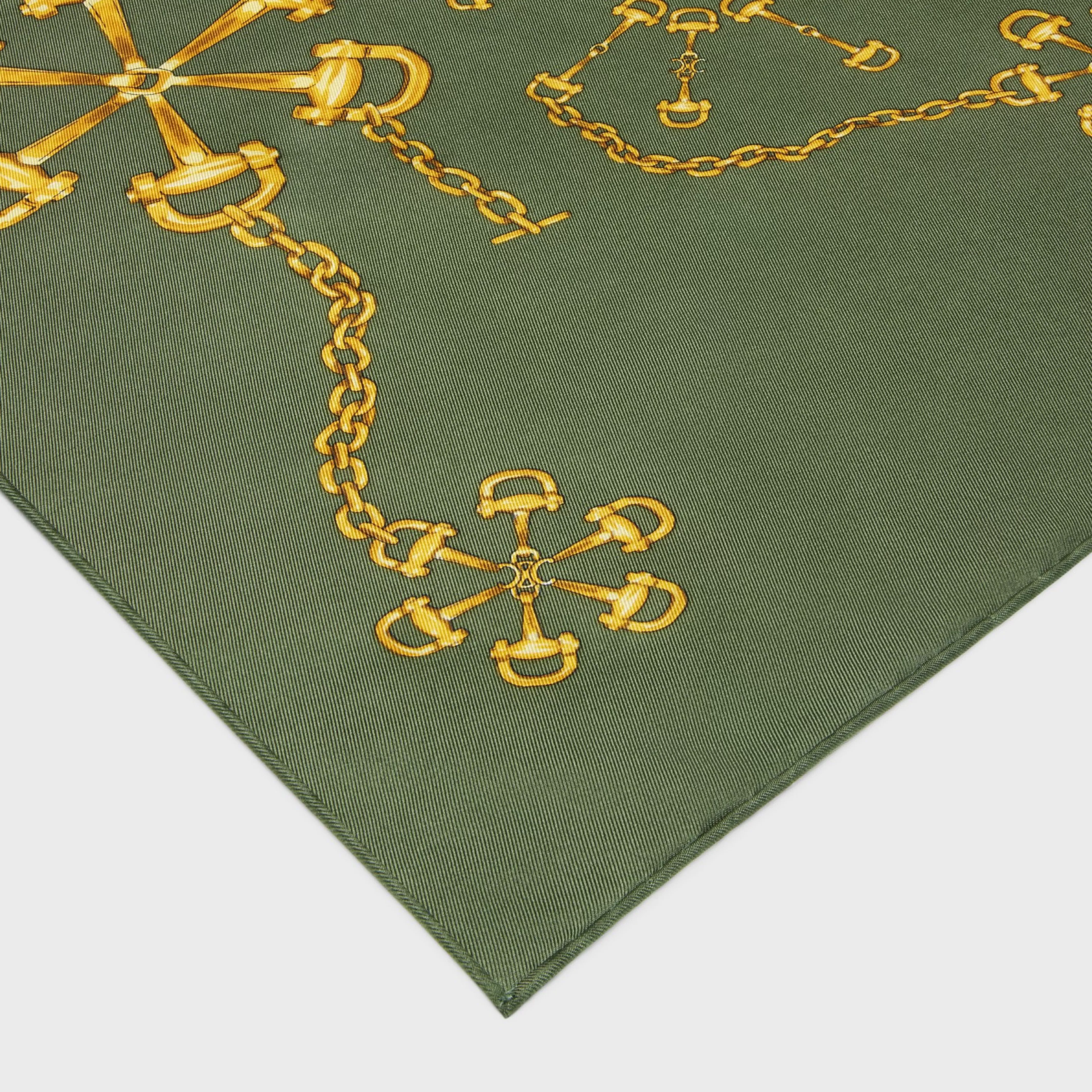 square in triomphe silk twill^CELINE Shop
