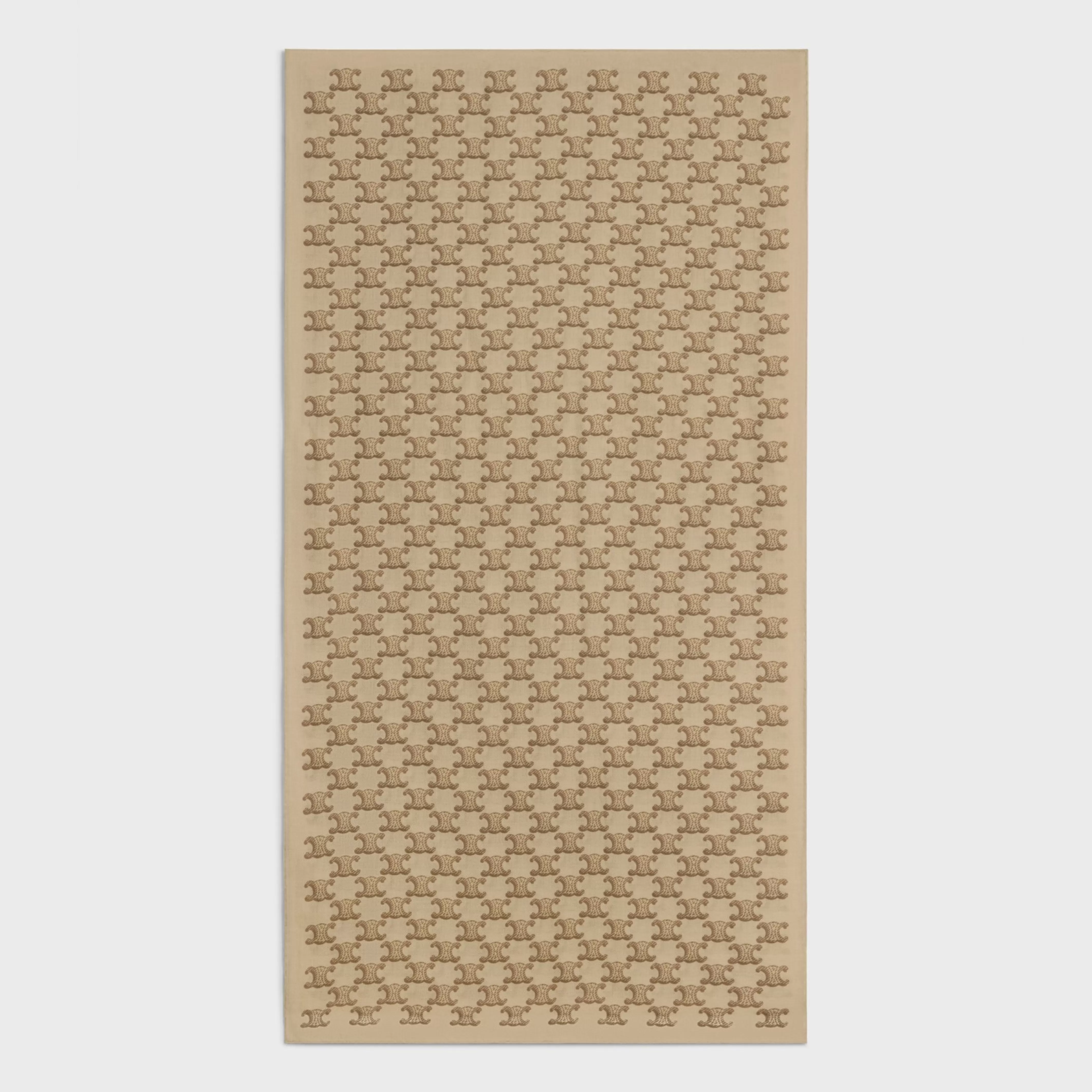 stole in monogram cashmere muslin^CELINE Outlet