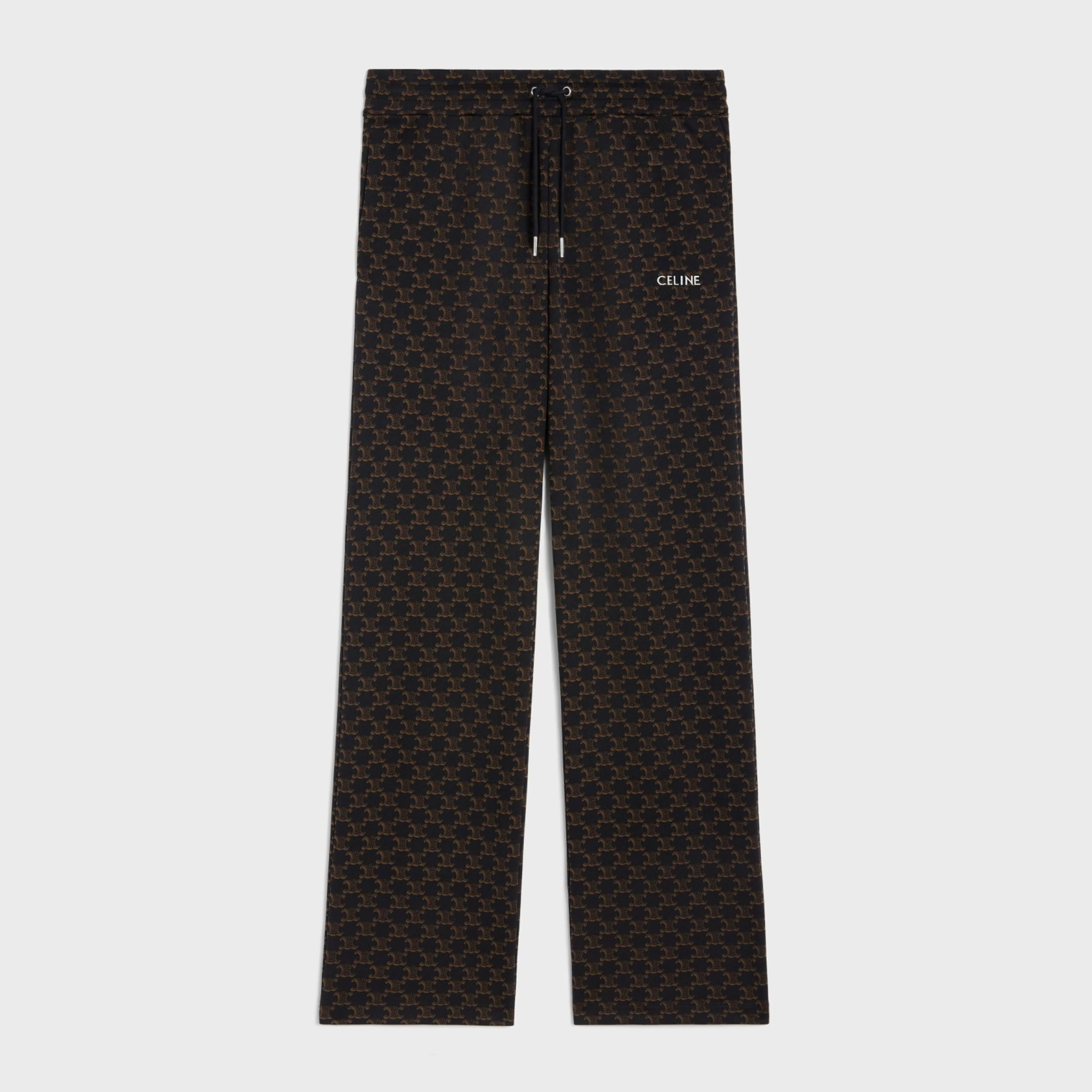 tracksuit pants in double face jersey^CELINE Online