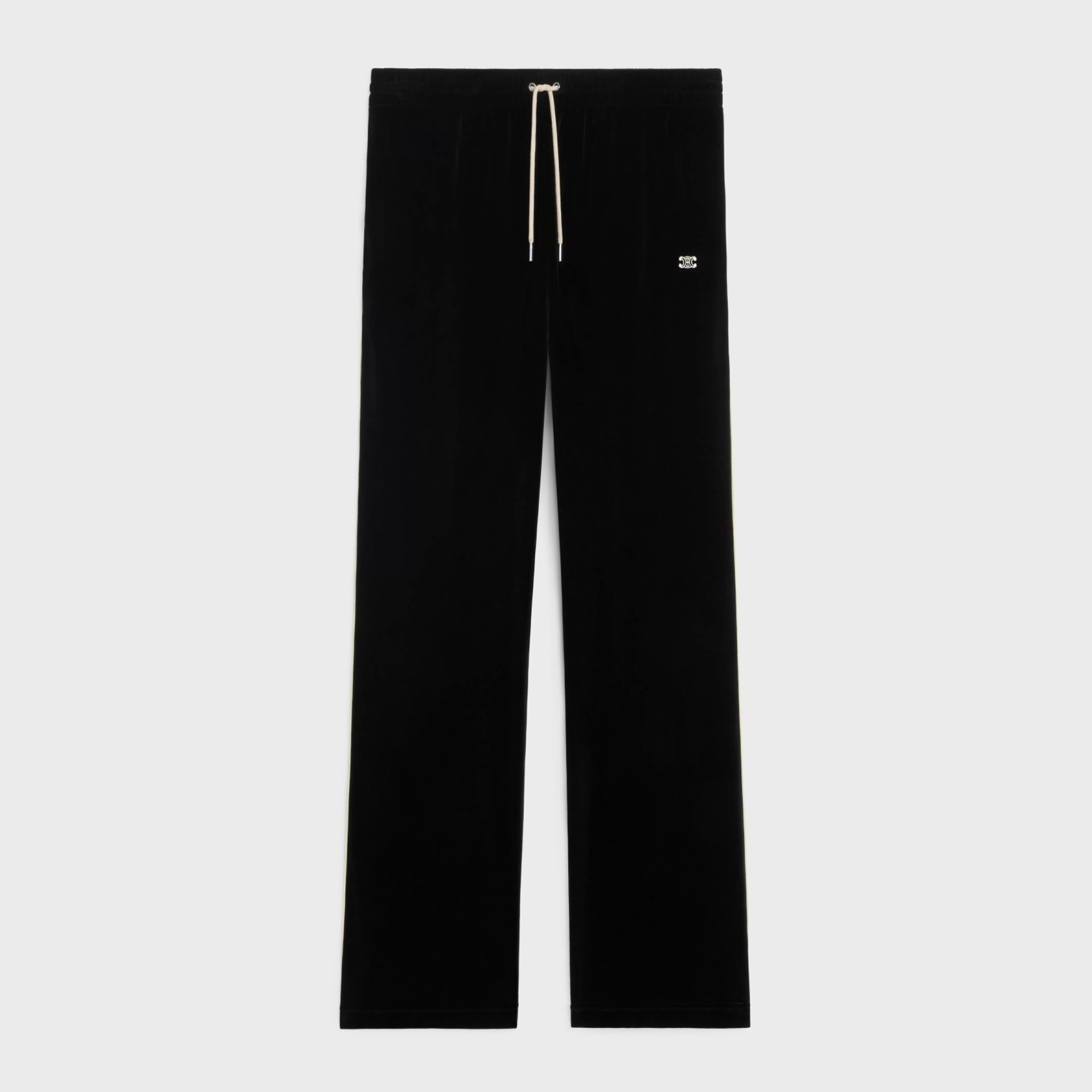 tracksuit pants in velvet jersey^CELINE Fashion