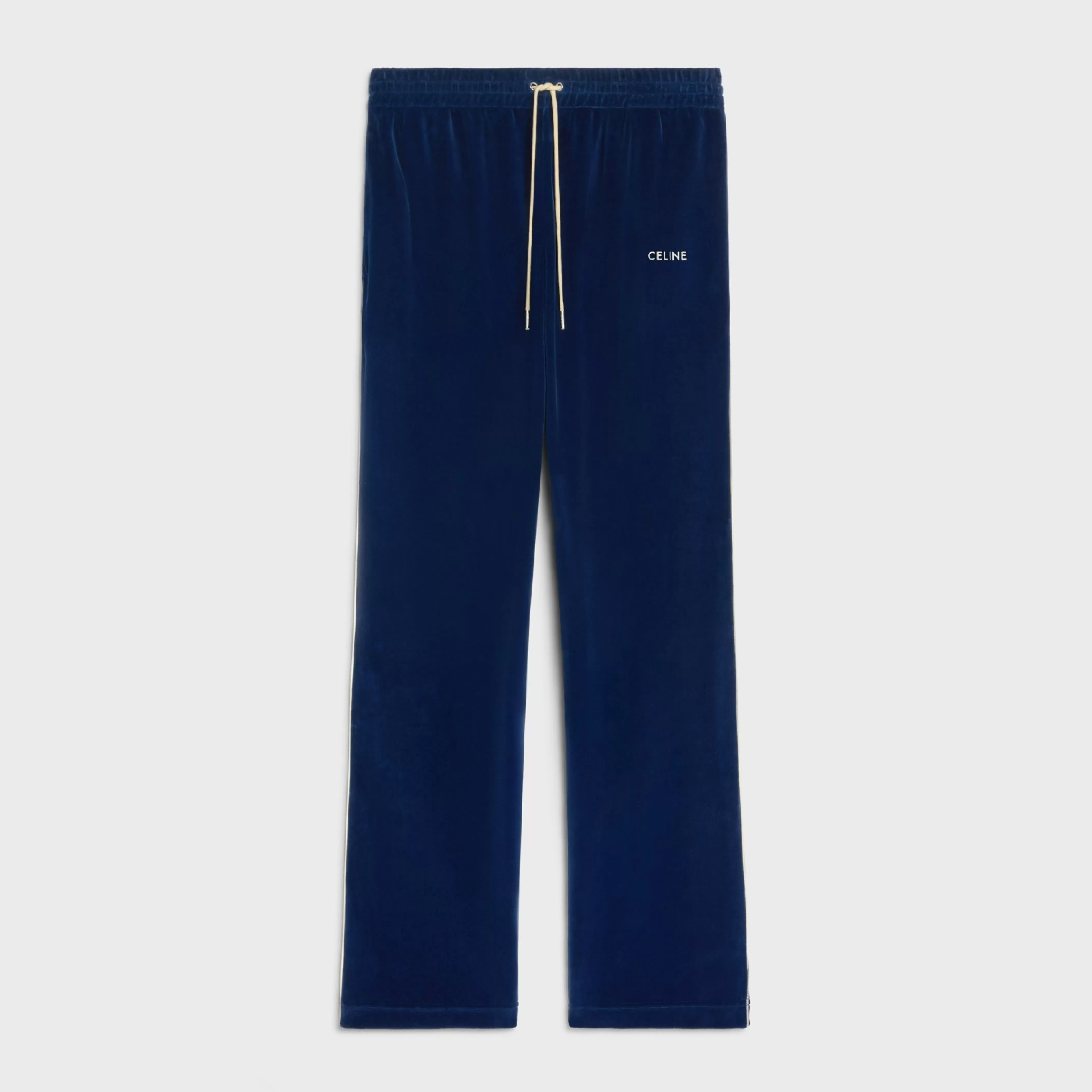 tracksuit pants in velvet jersey^CELINE Best