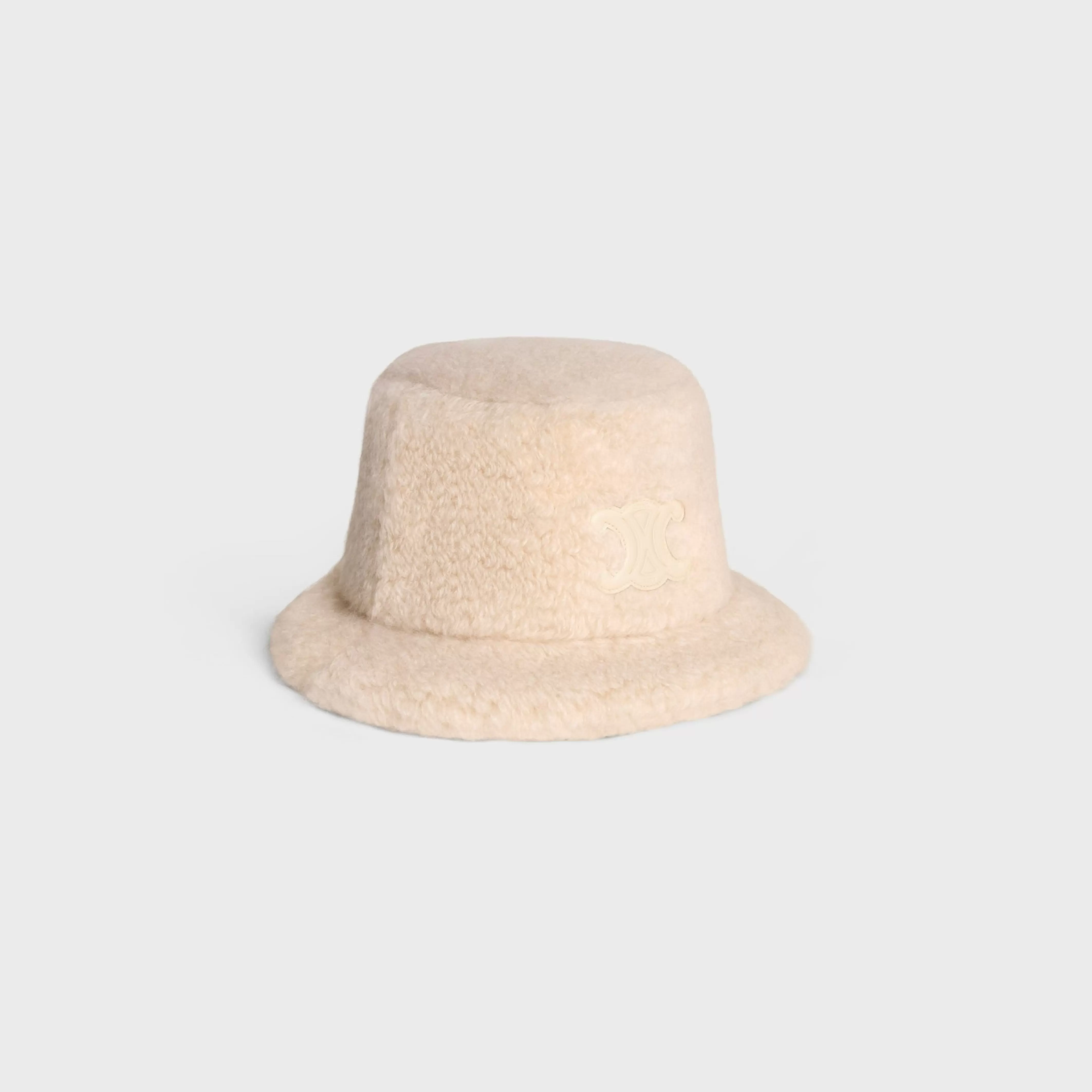 Triomphe bucket hat in Sherpa cashmere^CELINE Best Sale
