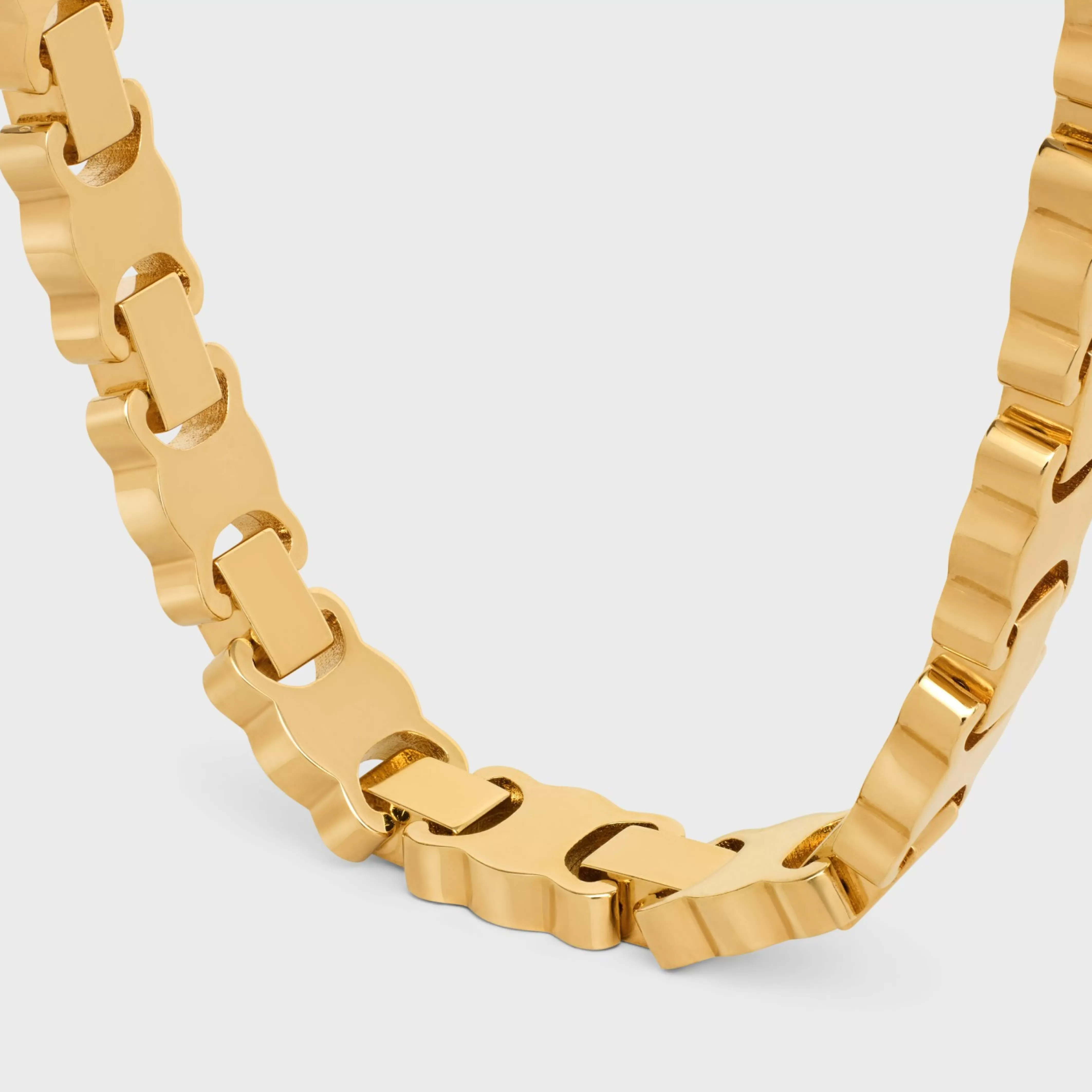 Triomphe Link Bracelet in Brass with Gold Finish^CELINE Clearance