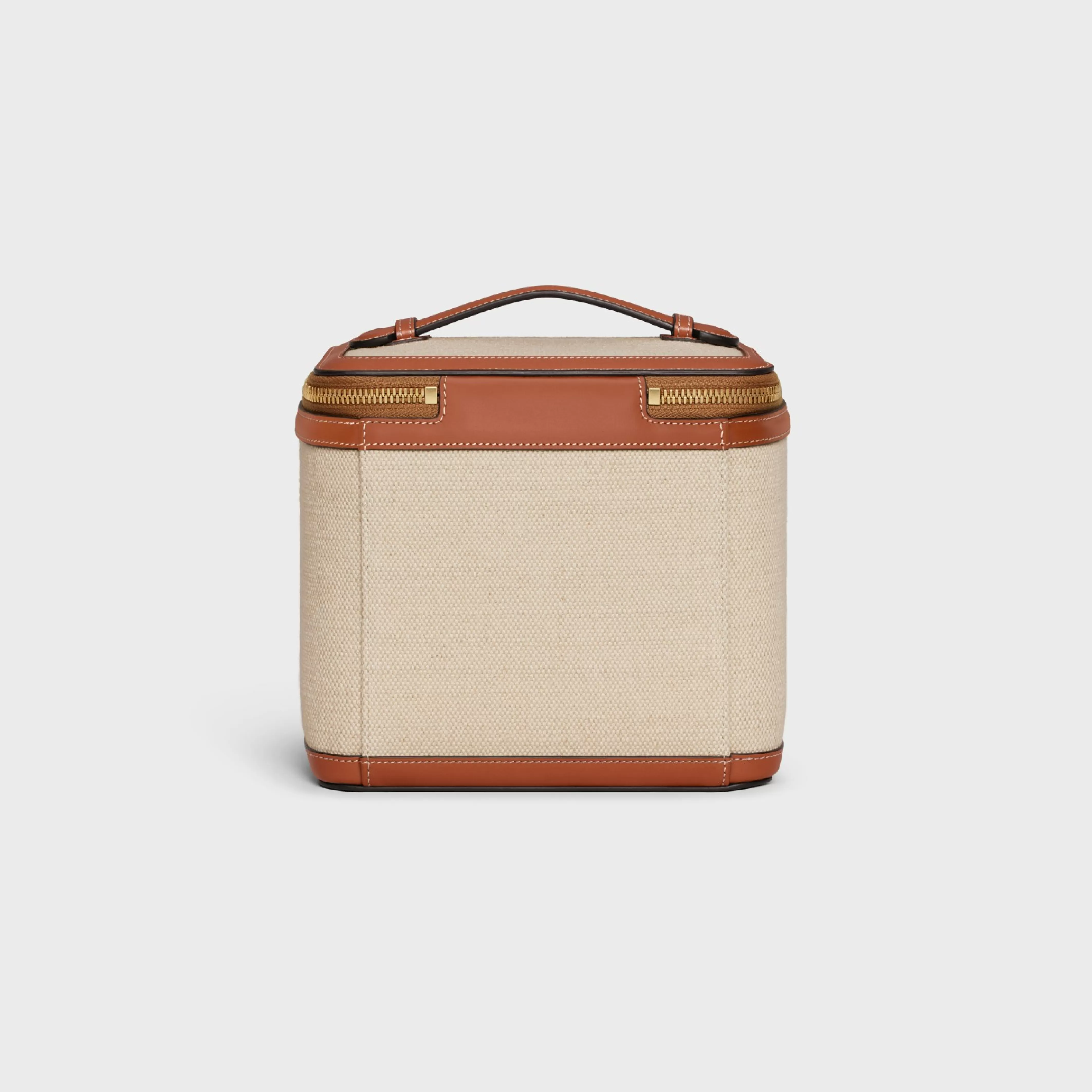 VANITIY CASE IN TEXTILE AND CALFSKIN^CELINE Flash Sale