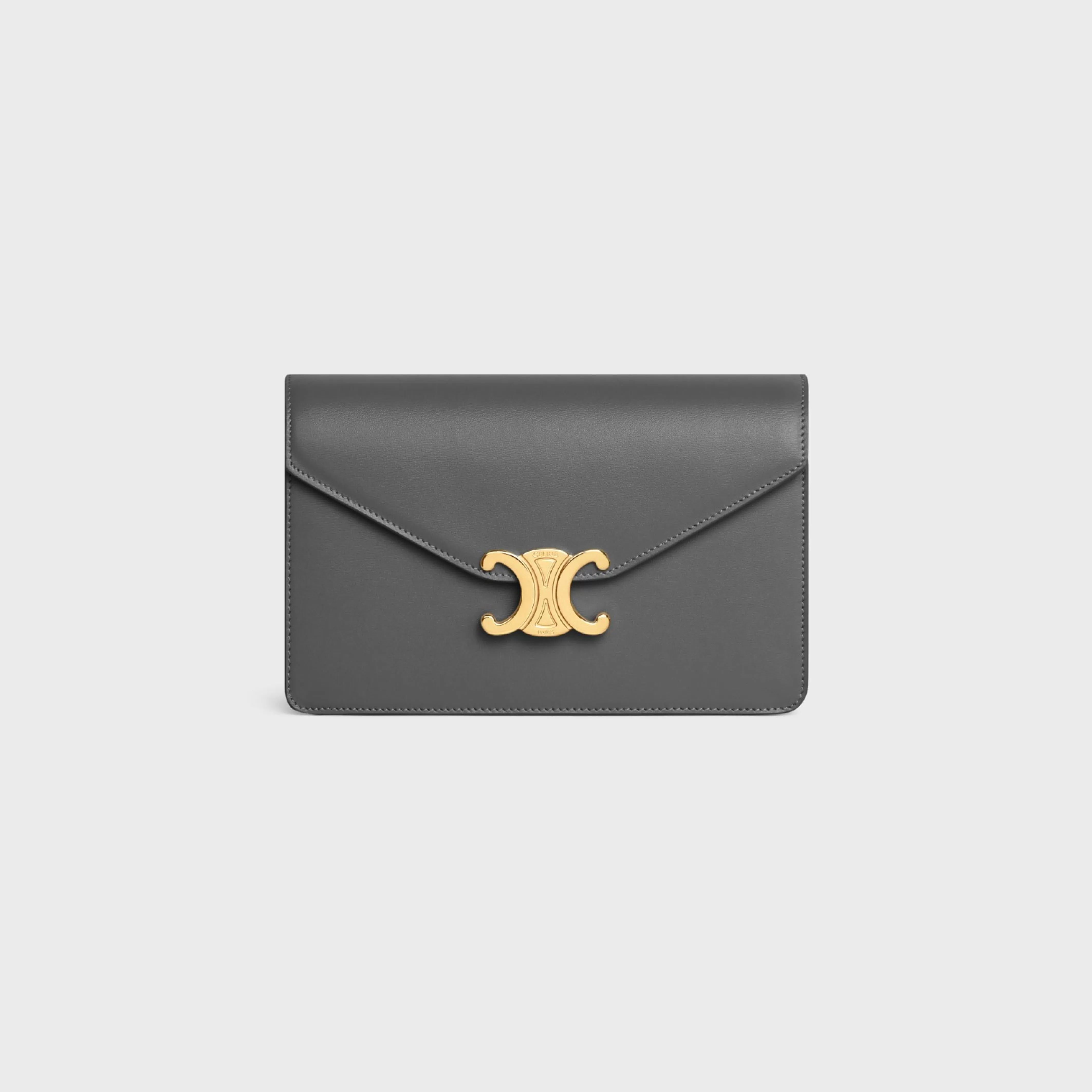 WALLET ON CHAIN MARGO in Shiny calfskin^CELINE Outlet